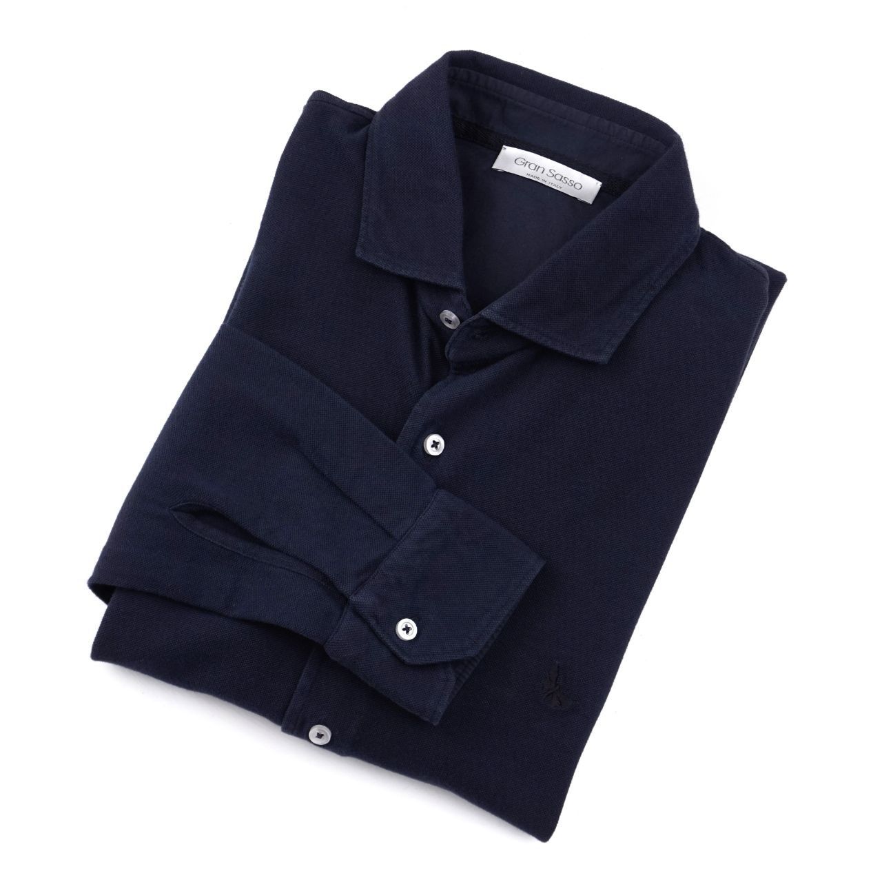Gran Sasso GRAN SASSO / PIQUÉ KNIT SHIRT Size US S / EU 44-46 / 1 - 1 Thumbnail