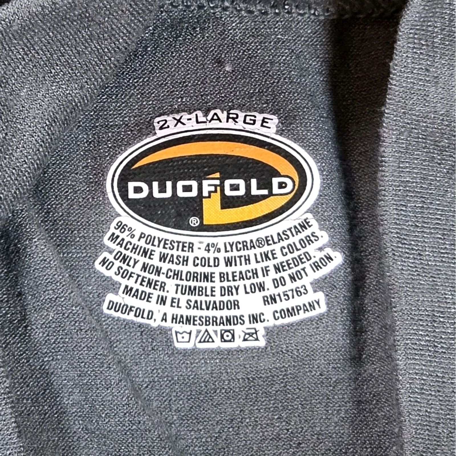 Vintage Duofold 2XL Blue 1/4 Zip Pullover Long Sleeve Lightweight Stretch Shirt Mens Size US XXL / EU 58 / 5 - 7 Thumbnail