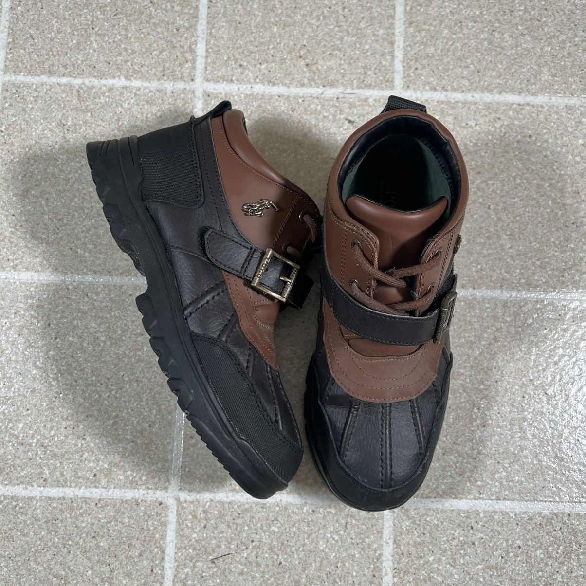 Polo Ralph Lauren POLO RALPH LAUREN Dover Boots US 5 Buckle Rubber Duck Brown Size US 5 / EU 37 - 2 Thumbnail