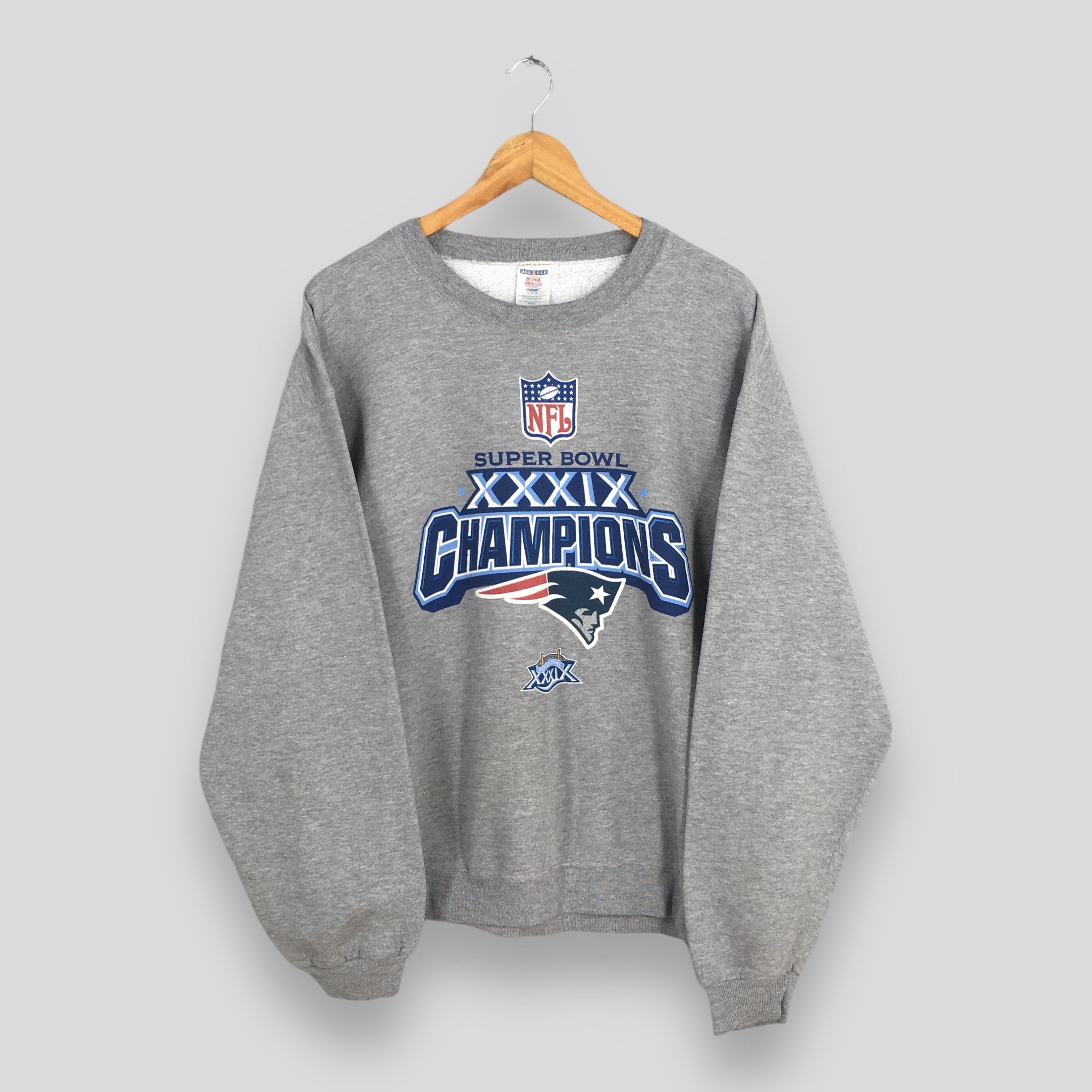 NFL Vintage New England Patriots NFL Sweatshirt Large Size US L / EU 52-54 / 3 - 1 Thumbnail