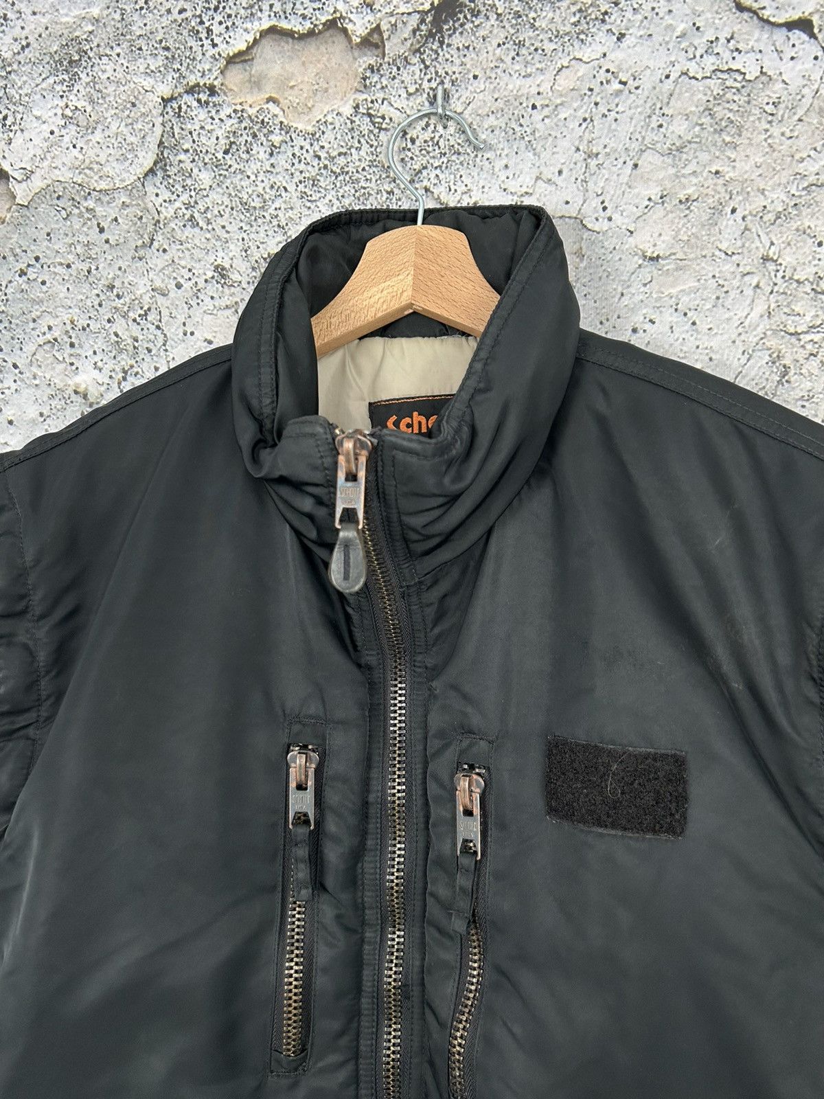 Schott Vintage Schott USA Bomber Vest Military Grunge Rock Punk 90s Size US M / EU 48-50 / 2 - 3 Thumbnail