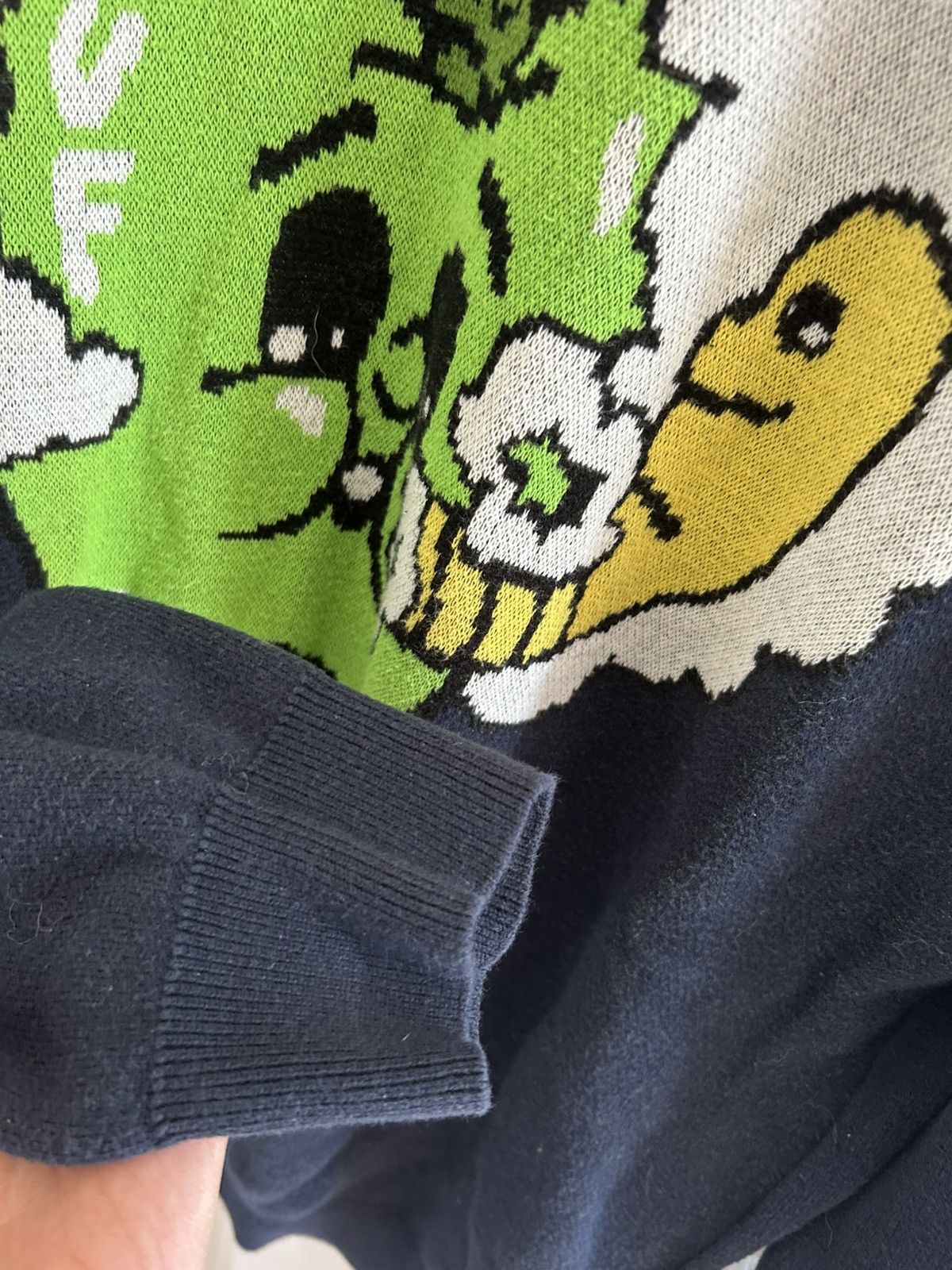 Huf Huf sweater worm smoking out the apple Size US XL / EU 56 / 4 - 4 Thumbnail