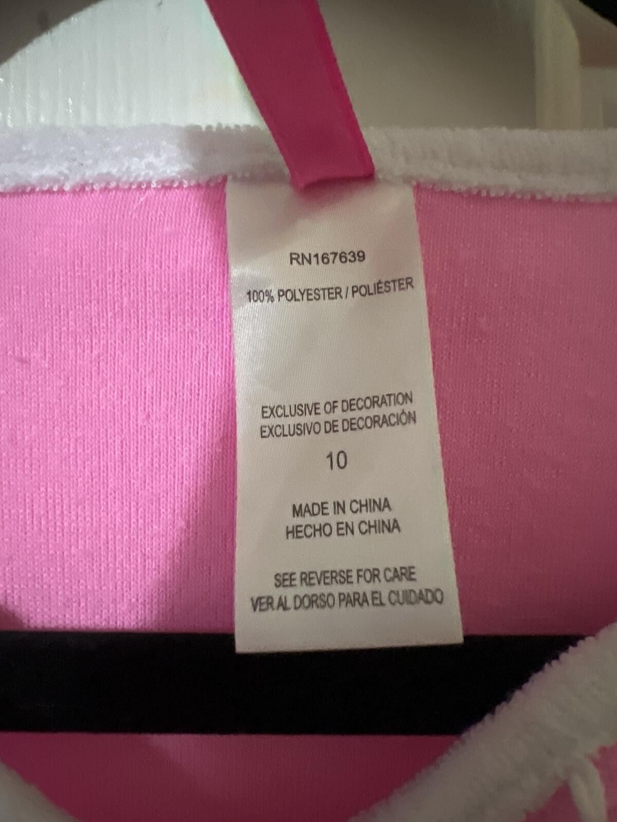 Other Betsy Johnson Pink Girls Dress Pom Pom Trim 10 swim cover Size ONE SIZE - 4 Thumbnail