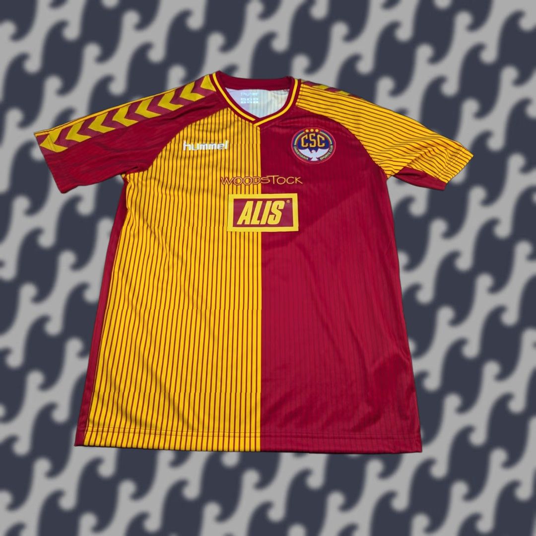 Hummel Hummel Football Jersey Mens Size S Home Adult Christiania Sports Club 2016-2017 Multicolor Short Sleeve Pullover T-Shirt Size US S / EU 44-46 / 1 - 1 Thumbnail