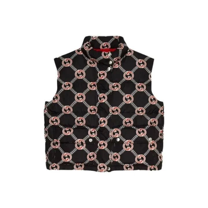 Gucci Gucci FW21 Black Logo Print Vest for Women-2507 Size M / US 6-8 / IT 42-44 - 7 Thumbnail