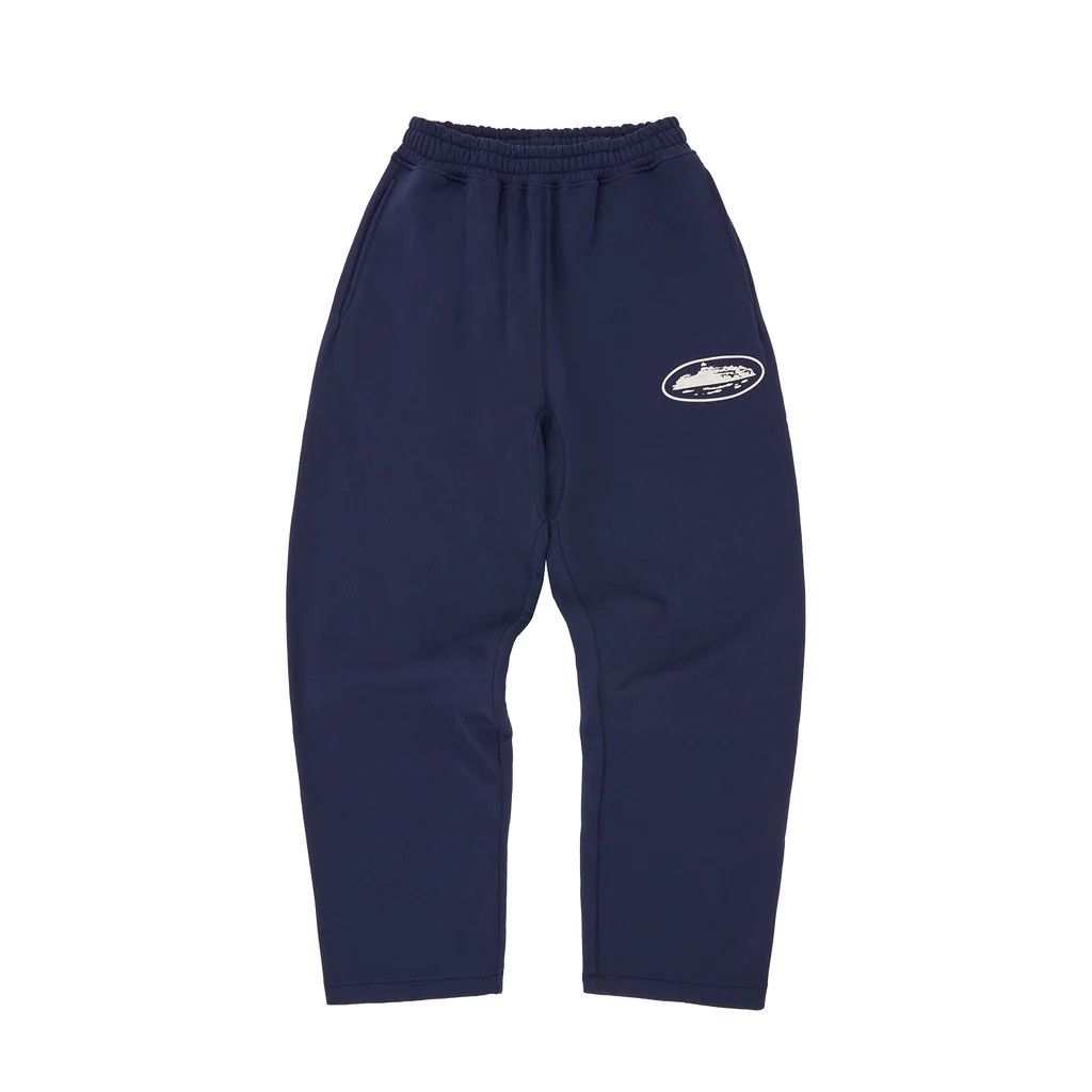 Corteiz CORTEIZ SWEATPANT - SIZE S - NAVY - SS25 | Grailed