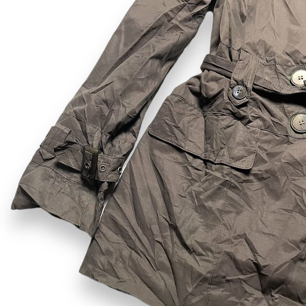 If Six Was Nine × Japanese Brand × Le Grande Bleu (L.G.B.) S.L RIAHH DESIGNED BY MIO BONDAGE TRENCH COAT JACKET Size M / US 6-8 / IT 42-44 - 4 Thumbnail