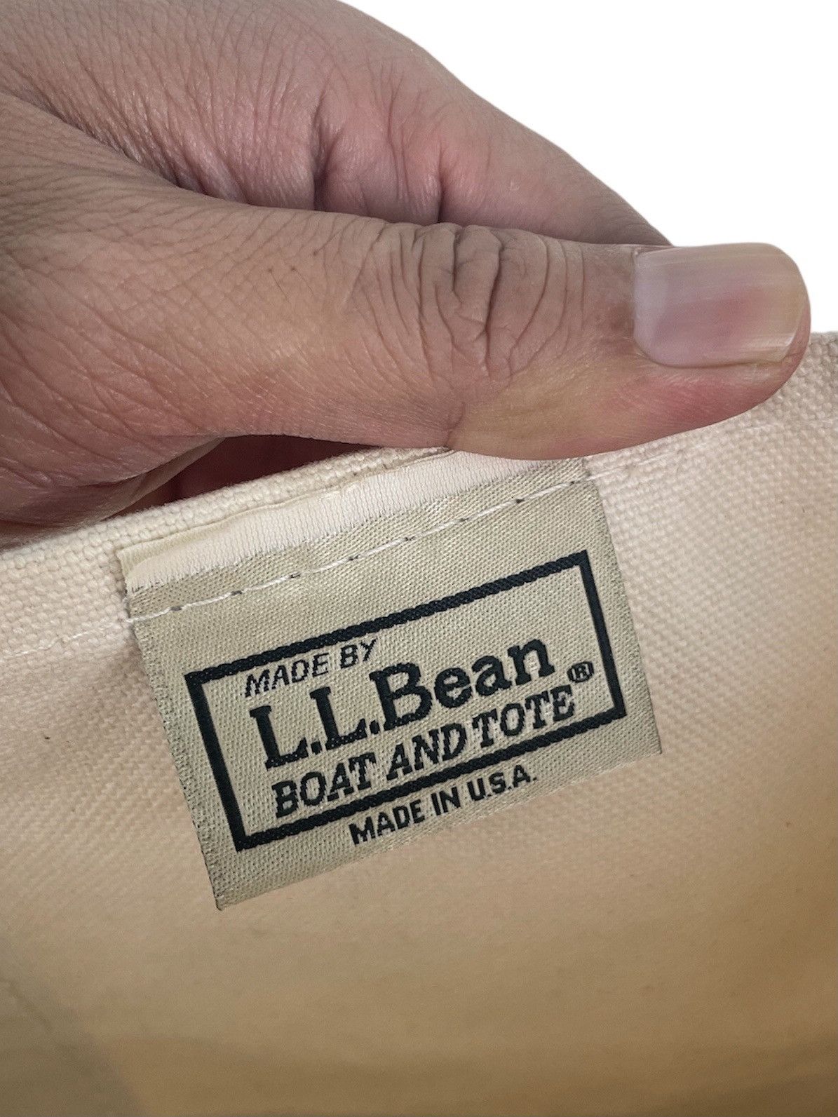 VTG 90s L.L BEAN CAMO TOTE BAG DUCK CANVAS