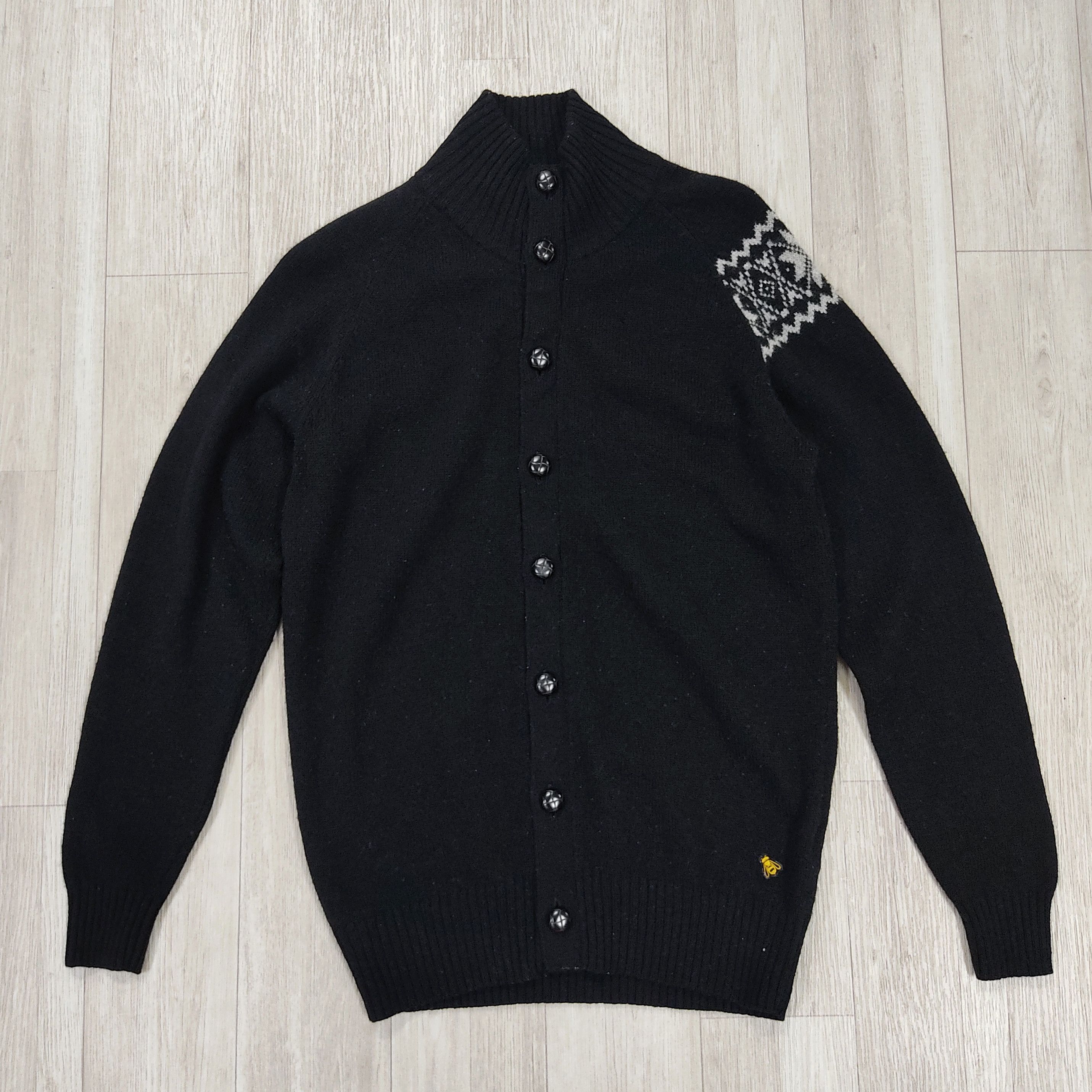 Kiminori Morishita Uniqlo x Kiminori Morishita Black Wool Buttons Cardigan Size US S / EU 44-46 / 1 - 3 Thumbnail