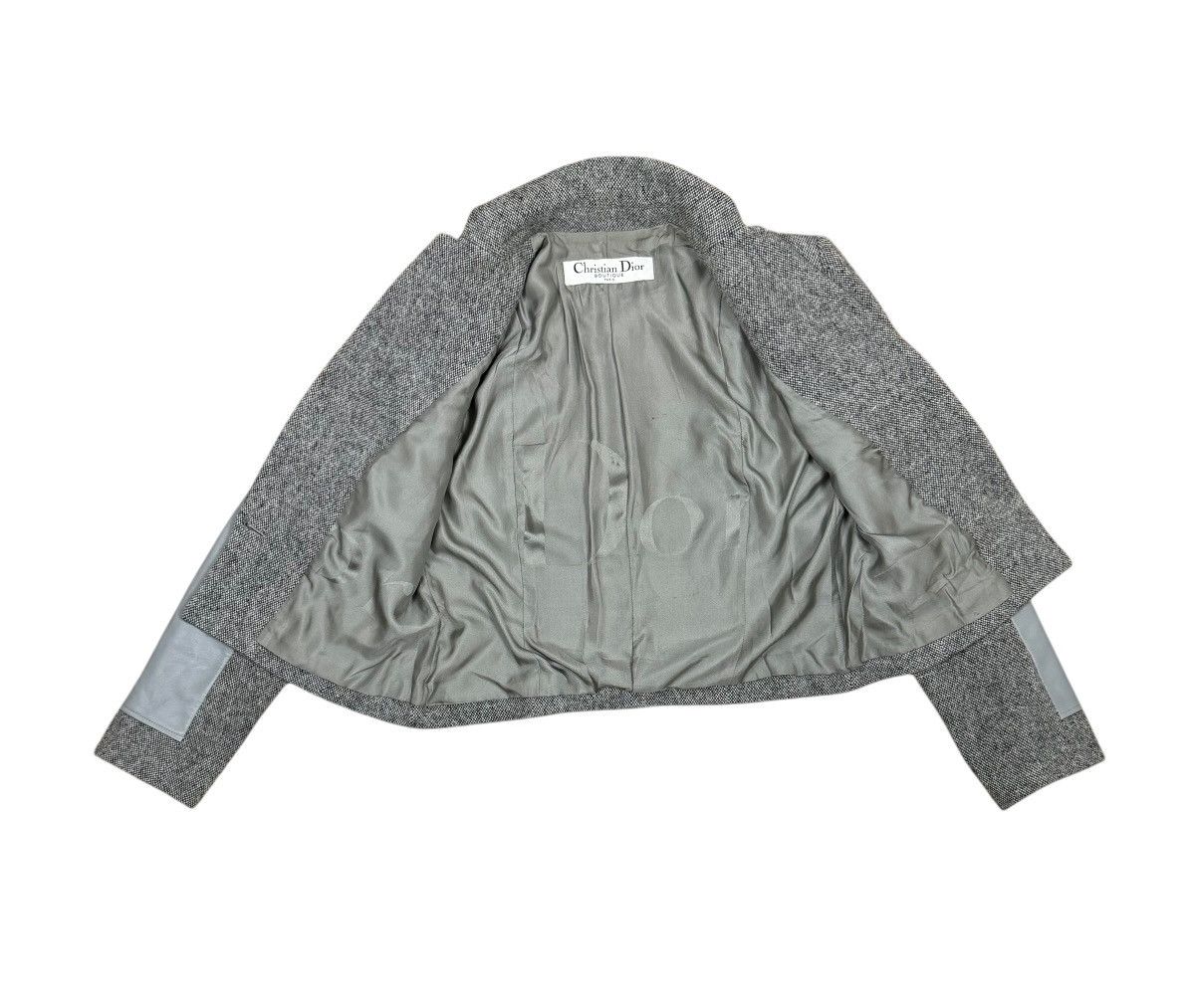 Dior × John Galliano Christian Dior John Galliano Genuine Leather And Wool Jacket Size M / US 6-8 / IT 42-44 - 12 Thumbnail