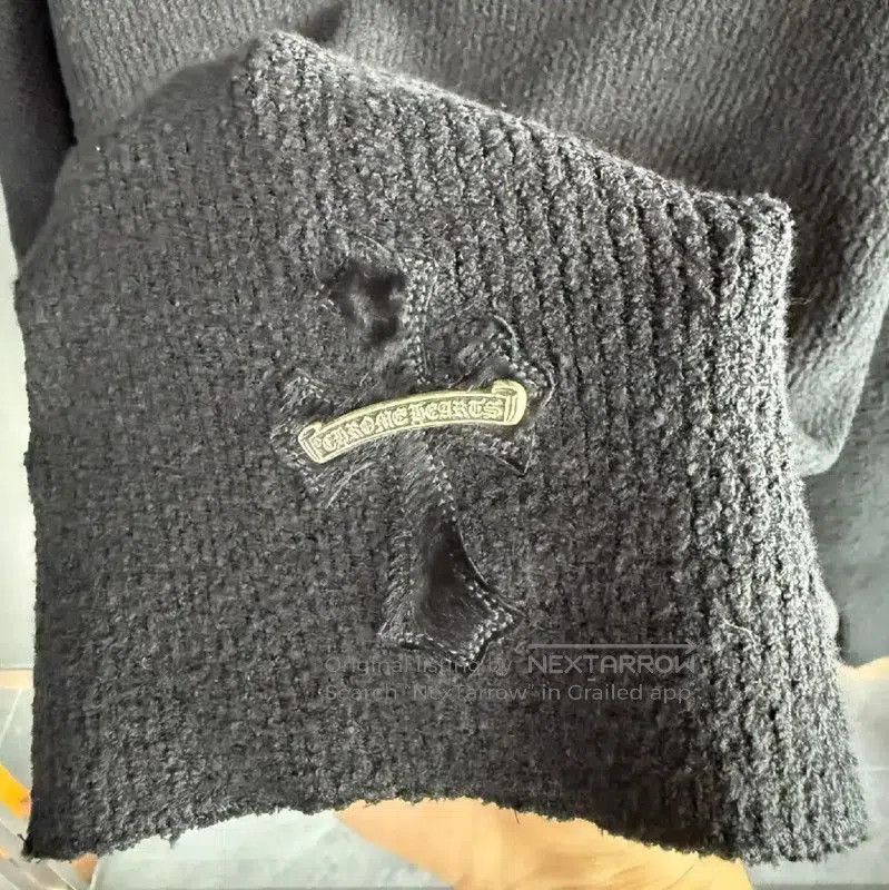 Chrome Hearts Chrome Hearts Black Cotton Logo Sweater . Size XS / US 0-2 / IT 36-38 - 3 Thumbnail