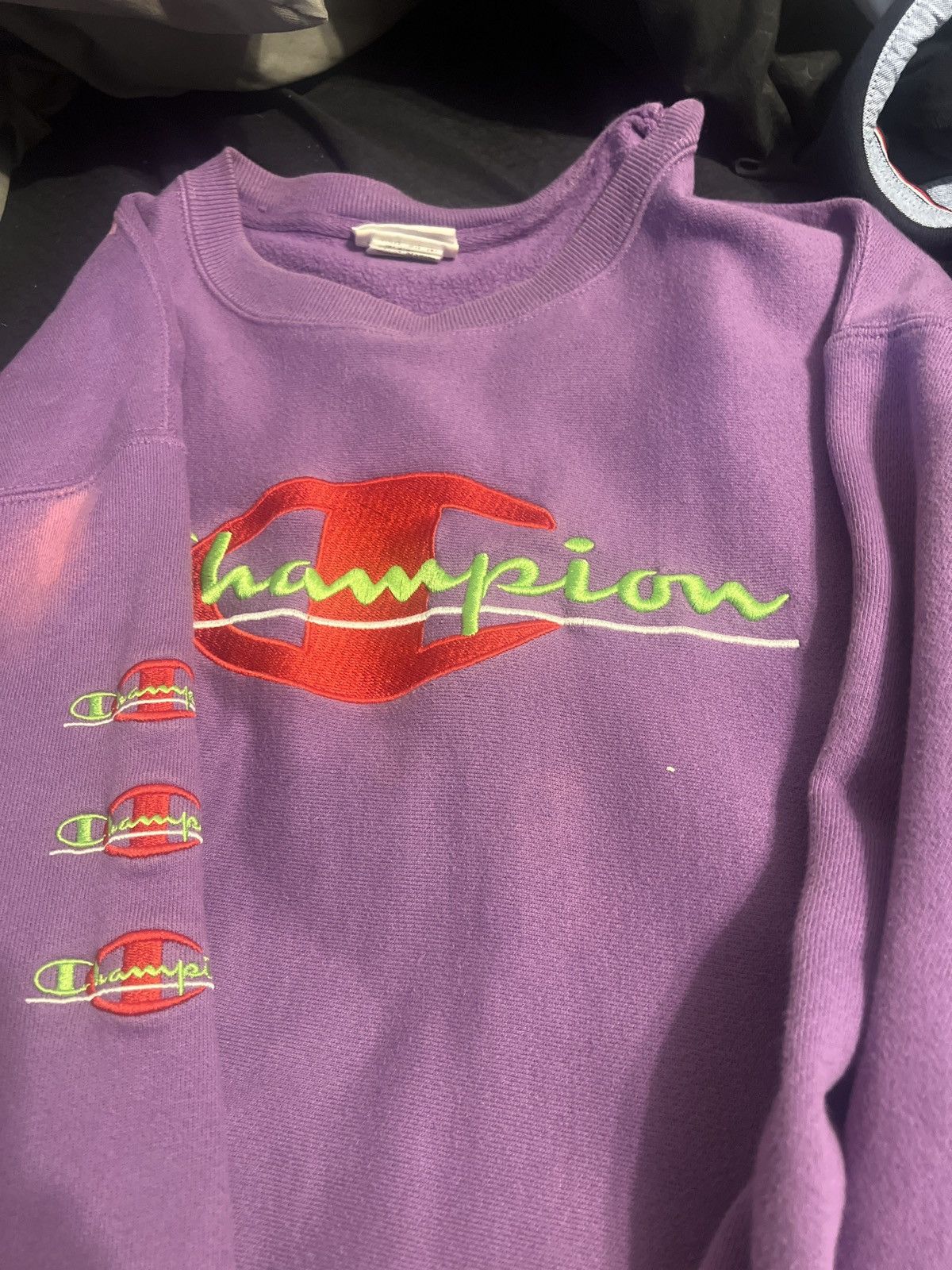 Champion Vintage Champion Sweater Size US L / EU 52-54 / 3 - 3 Thumbnail