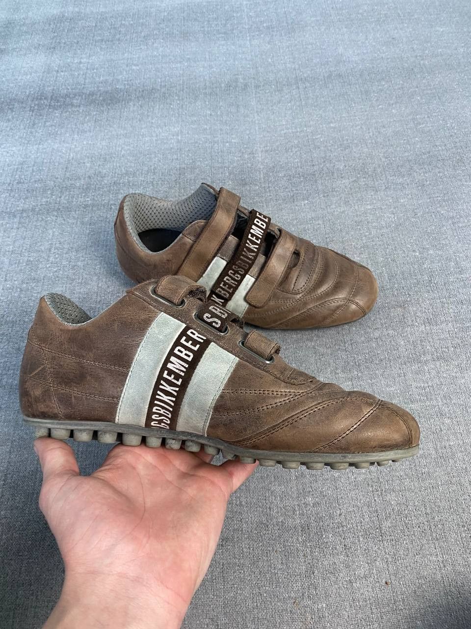 Dirk Bikkembergs × Hysteric Glamour Vintage Dirk Bikkembergs Trainers Brown Leather Shoes Size US 7.5 / IT 37.5 - 3 Thumbnail