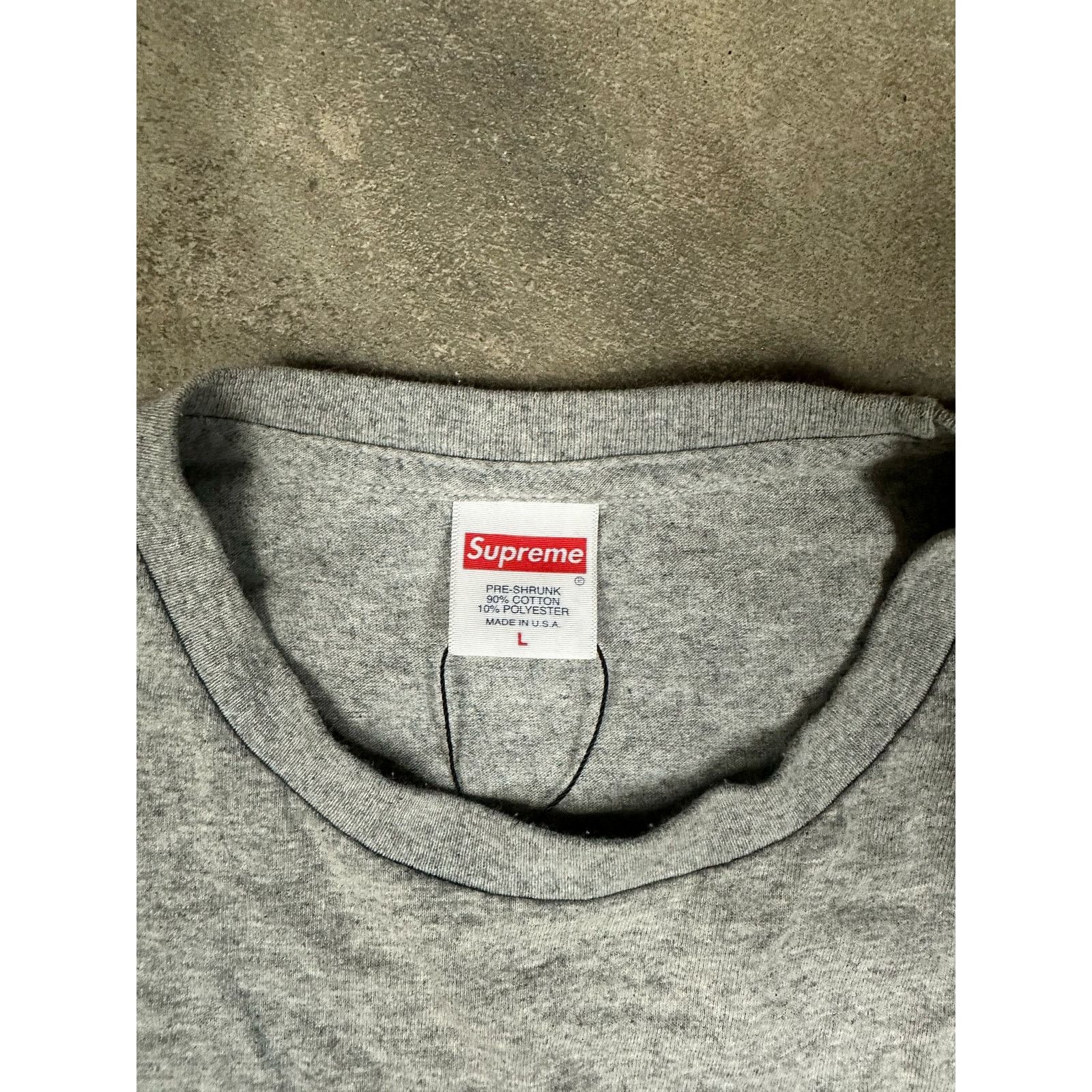 Supreme Supreme The Killer LS Grey Used Large Size US L / EU 52-54 / 3 - 5 Thumbnail