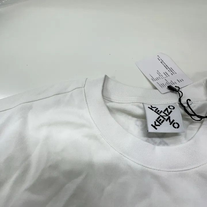 Kenzo KENZO SS21 White Logo Short Sleeve T-Shirt -2507 Size US L / EU 52-54 / 3 - 7 Thumbnail