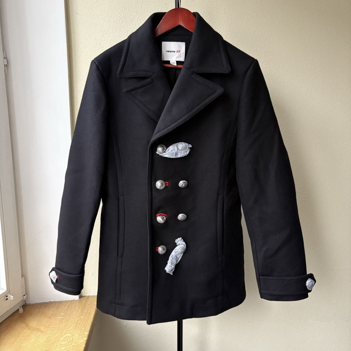 Rabanne H&M Jacket Wool Japanese Style Designer Y2k