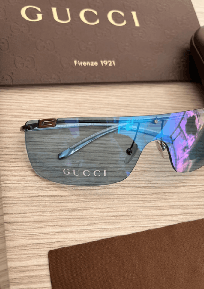 Gucci Gucci Sunglasses GG1719 Silver Vintage Tom Ford Rare Iconic Size ONE SIZE - 4 Thumbnail