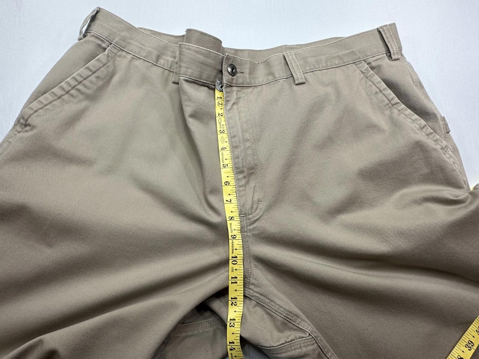 Duluth Trading Company Duluth Trading Straight Leg Flat Front Chinos Brown XL 46/28 Size US 36 / EU 52 - 4 Thumbnail