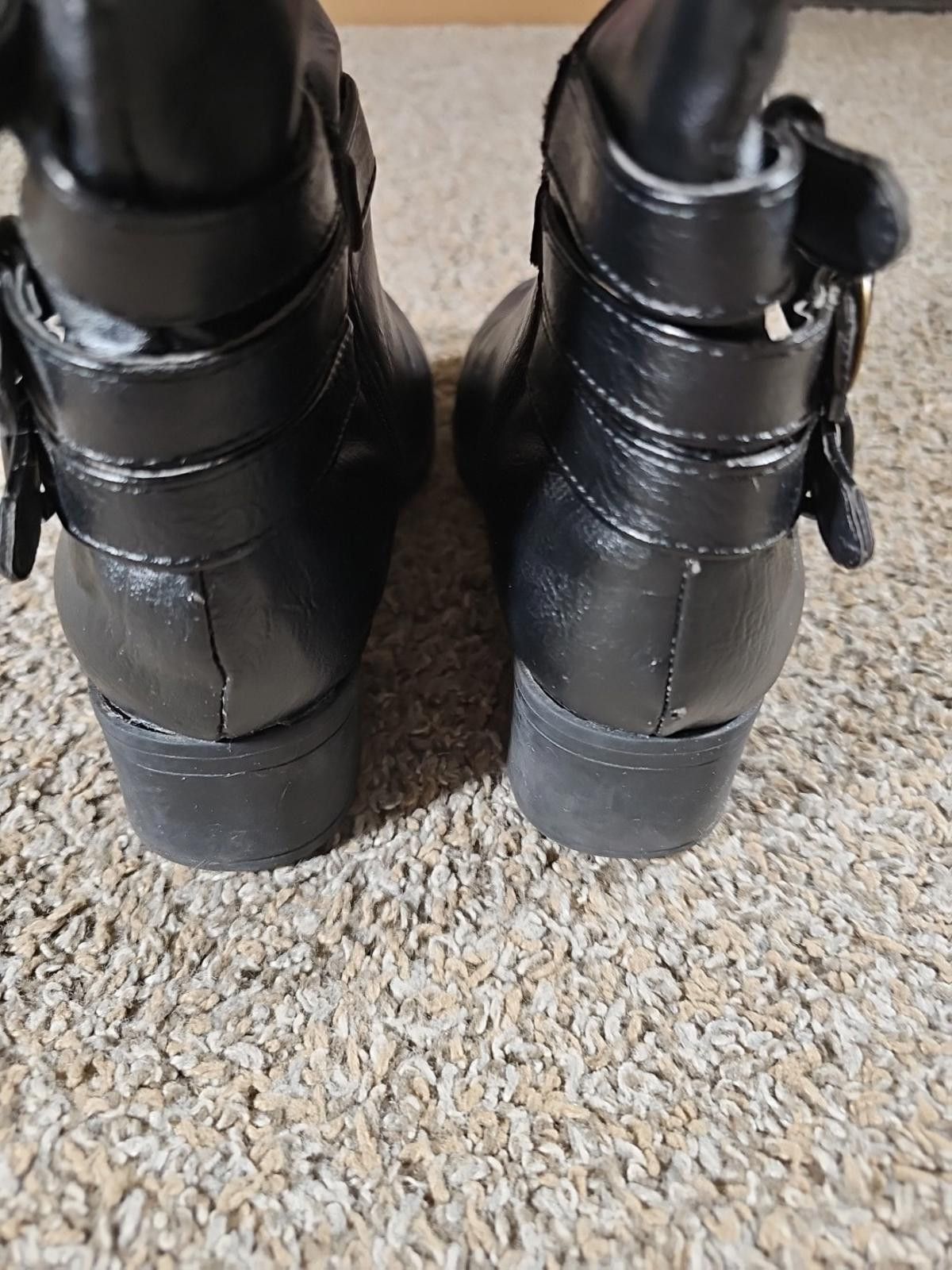 Saint Ramon RAM Imbra Boots 6M Zip Side Buckles Size US 6 / IT 36 - 7 Thumbnail