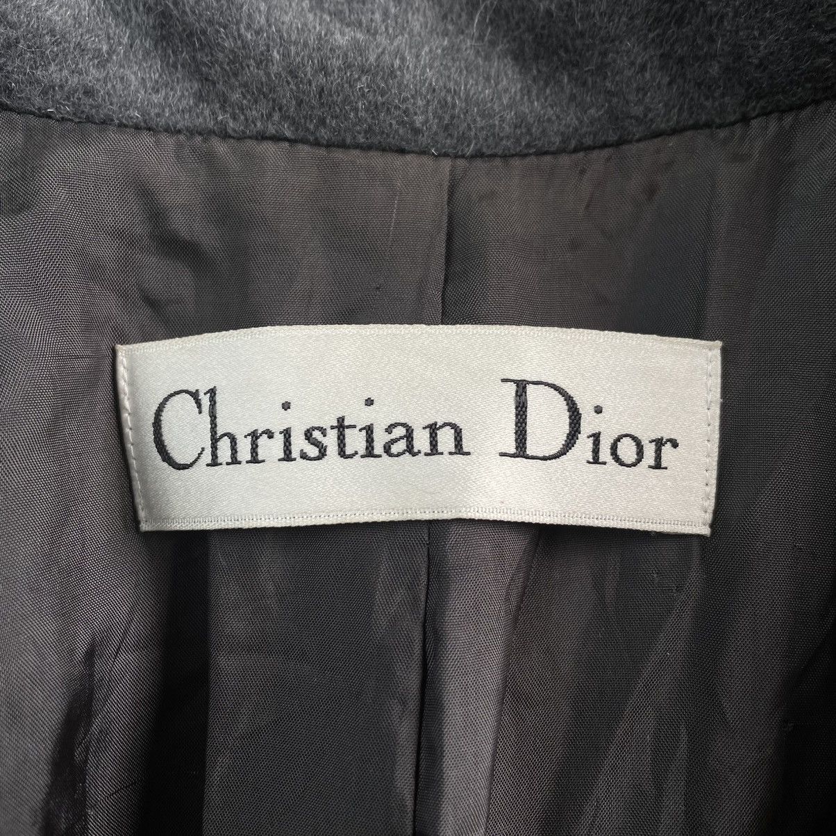 Christian Dior Monsieur VINTAGE CHRISTIAN DIOR WOOL HEAVY COAT JACKET Size M / US 6-8 / IT 42-44 - 11 Thumbnail
