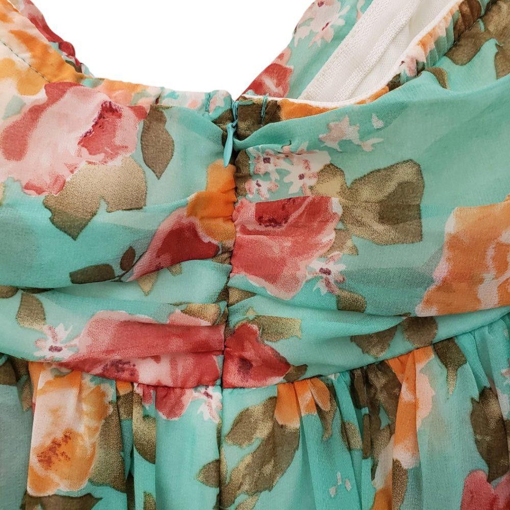 Forever 21 CT196a Juniors Forever 21 Strapless Floral Lined top M/M Size M / US 6-8 / IT 42-44 - 7 Thumbnail