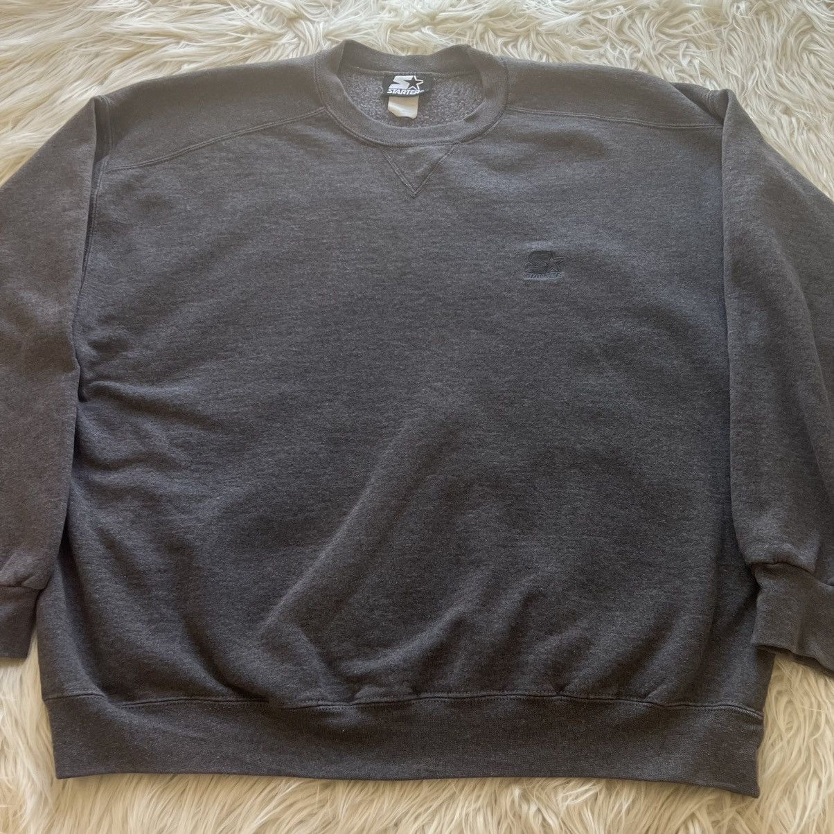 Starter Vintage Y2K Starter Crewneck Gray Sweatshirt Men's Size L Size US L / EU 52-54 / 3 - 2 Thumbnail