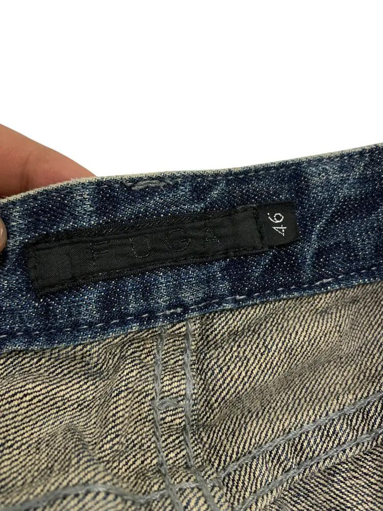 GOSTAR DE FUGA FUGA flared button fly jeans crazy disstressed ripped Size US 32 / EU 48 - 5 Thumbnail