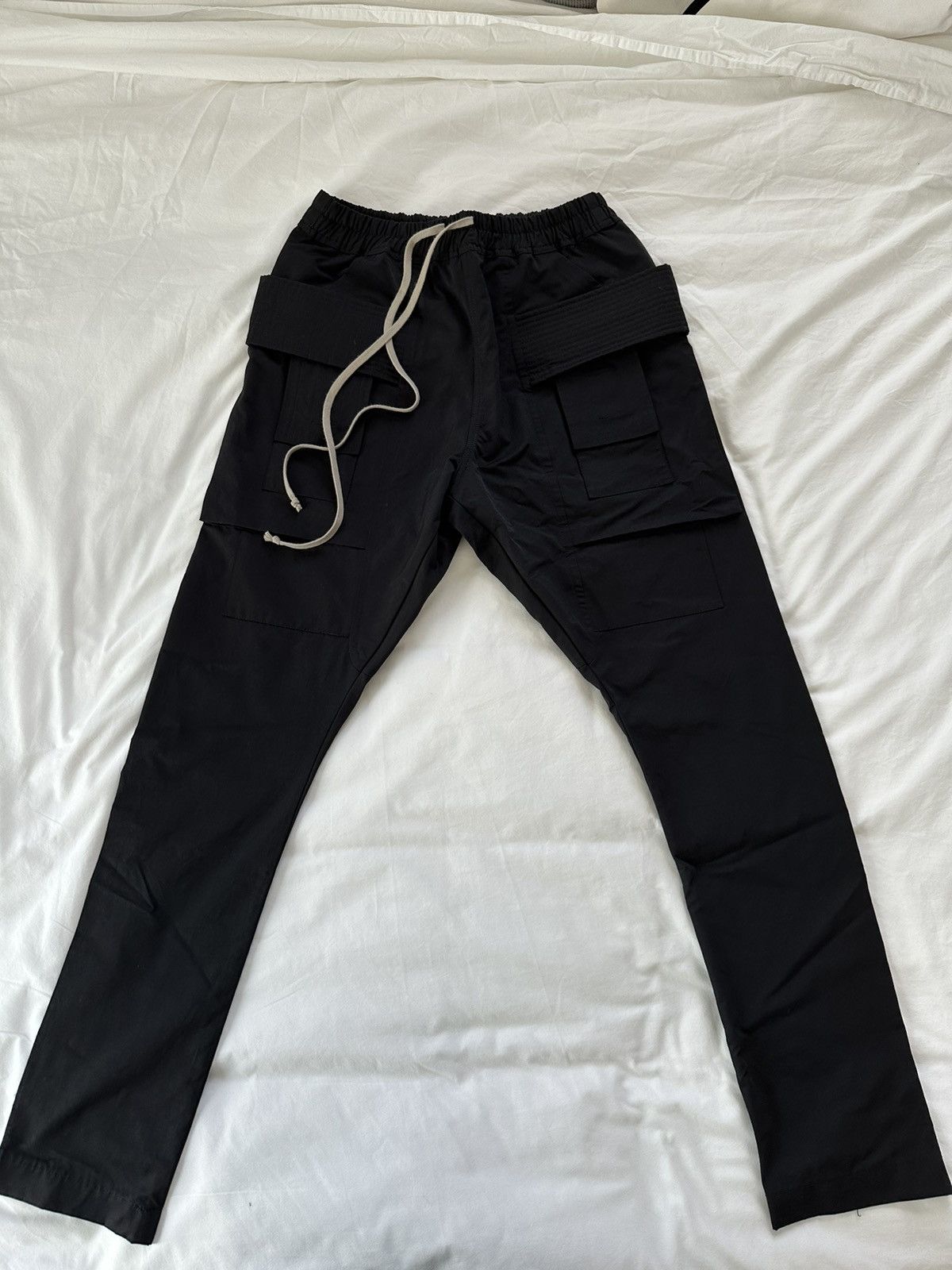 Rick Owens Drkshdw Rick Owens DRKSHDW Creatch Cargo Pants Size US 30 / EU 46 - 2 Thumbnail