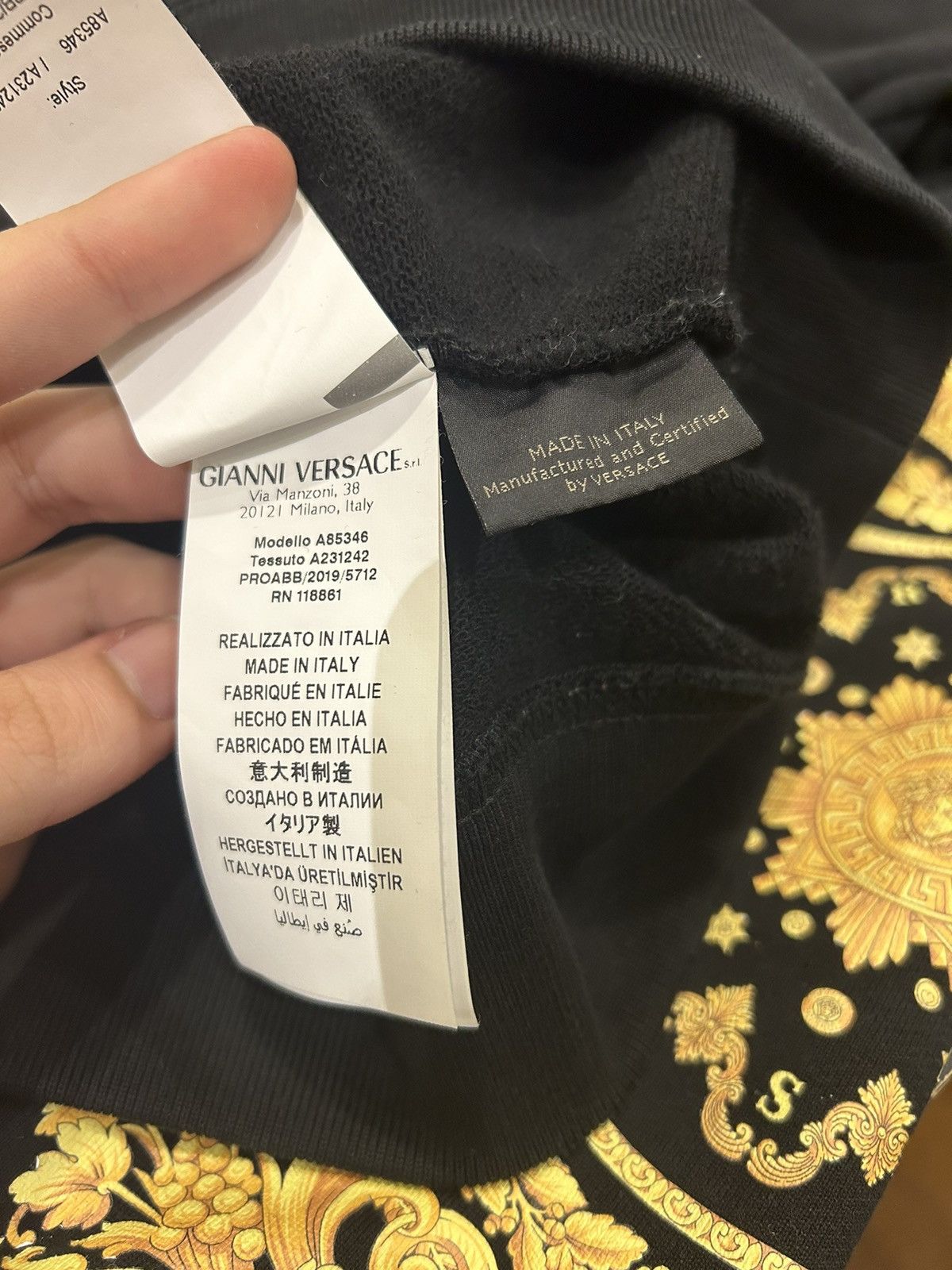 Versace Versace Le Pop Classique Hoodie Size US M / EU 48-50 / 2 - 4 Thumbnail
