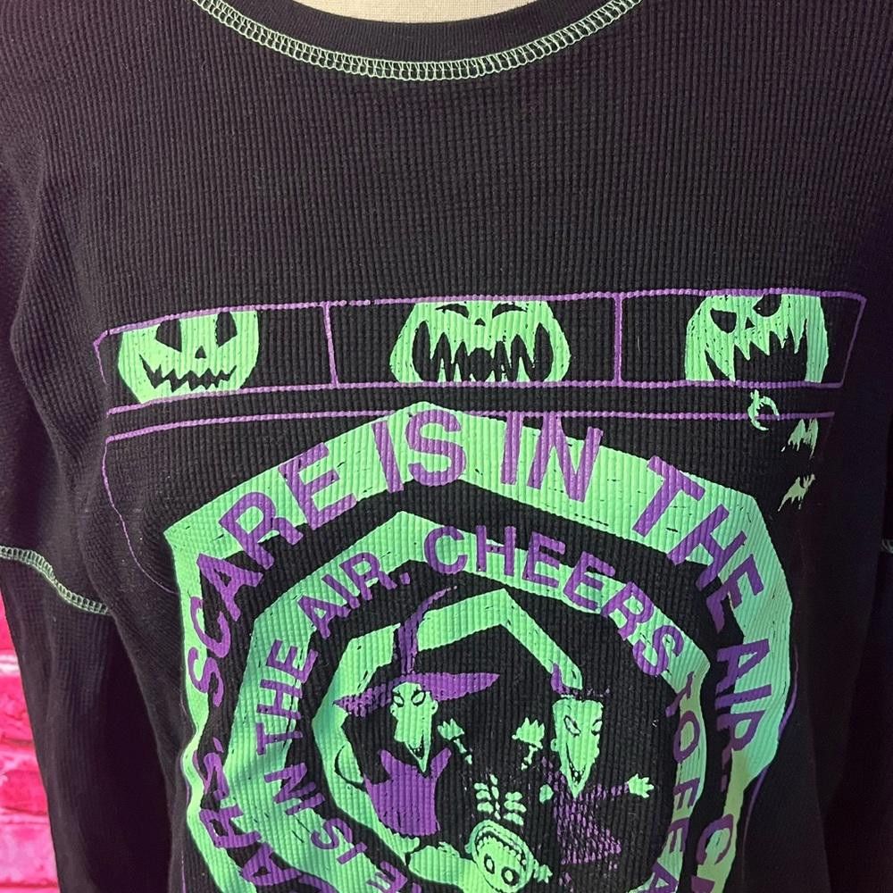 Disney The Nightmare Before Christmas Oogie's Long-Sleeve Thermal Size S / US 4 / IT 40 - 2 Thumbnail