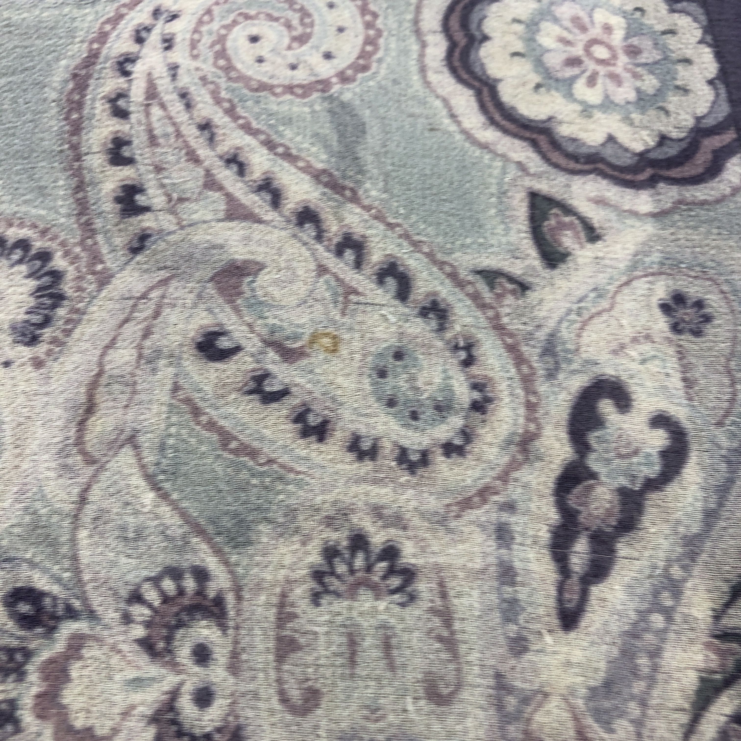 Vintage Basile Paisley Silk Stole Silk Scarf M1382 Size ONE SIZE - 6 Thumbnail