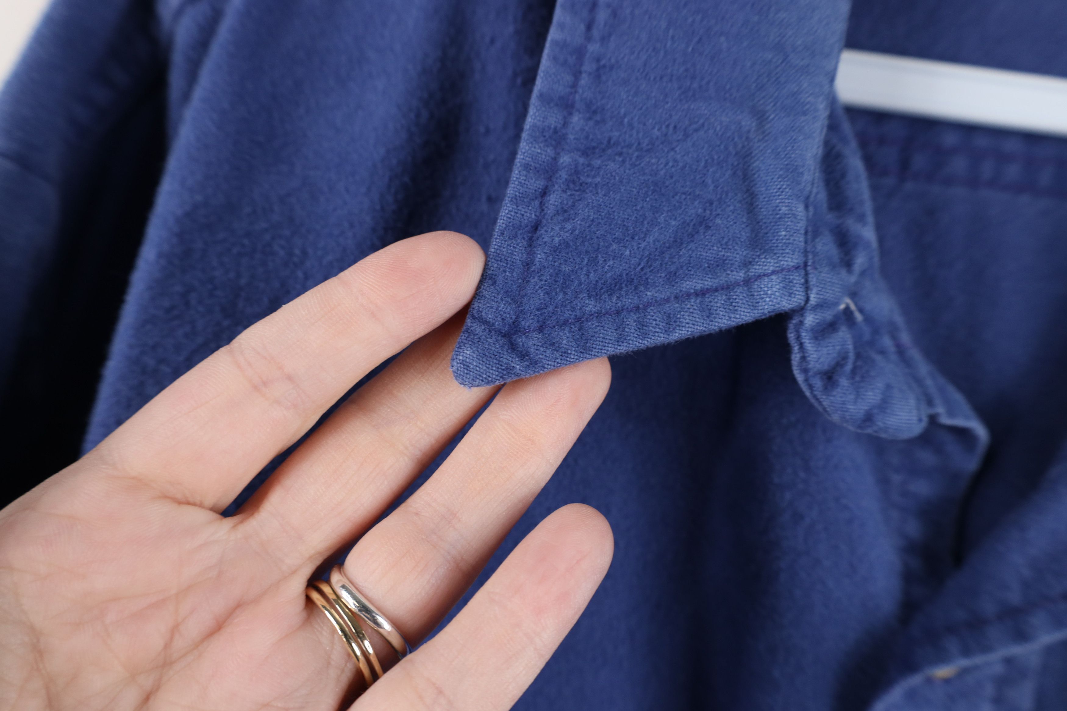 FiveBrother × Vintage Vintage 90s Five Brother Chamois Cloth Collared Button Shirt Size US XL / EU 56 / 4 - 12 Thumbnail