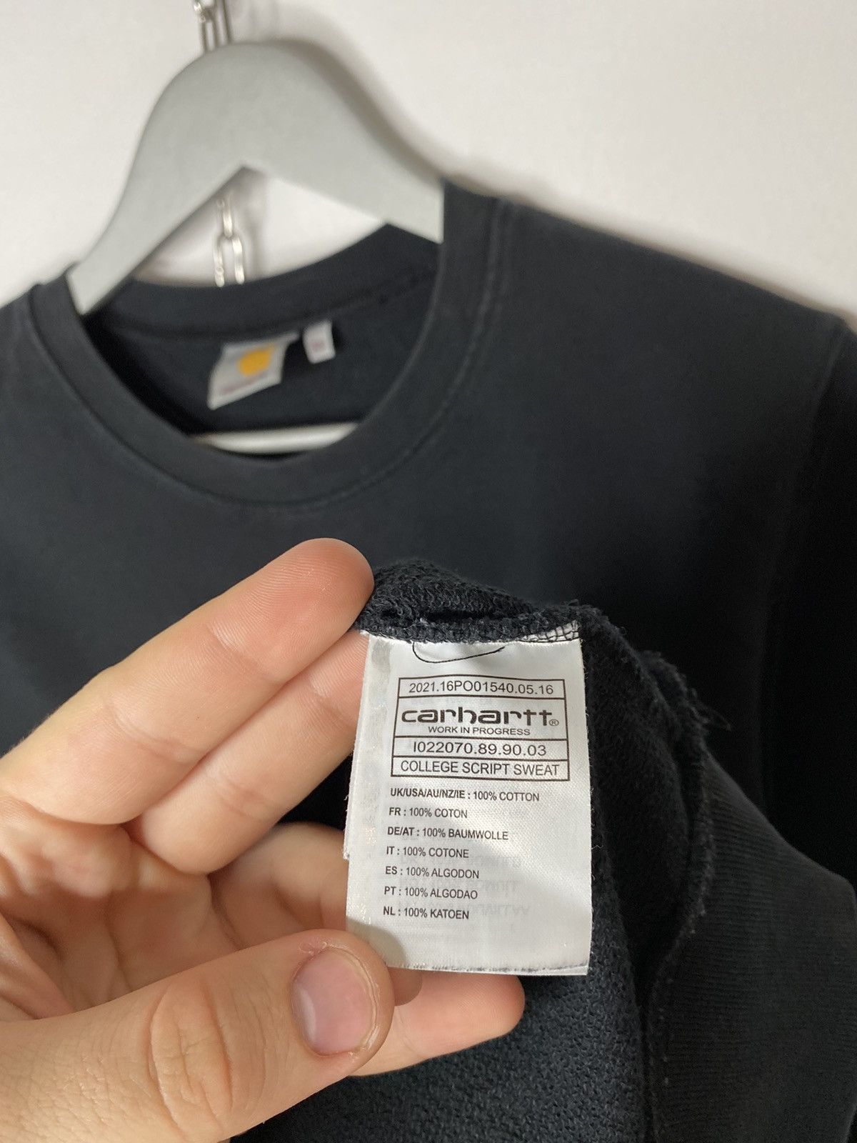 Carhartt × Vintage 🔥Vintage Carhartt College Script Sweatshirt Pullover 🔥 Size US XS / EU 42 / 0 - 6 Thumbnail