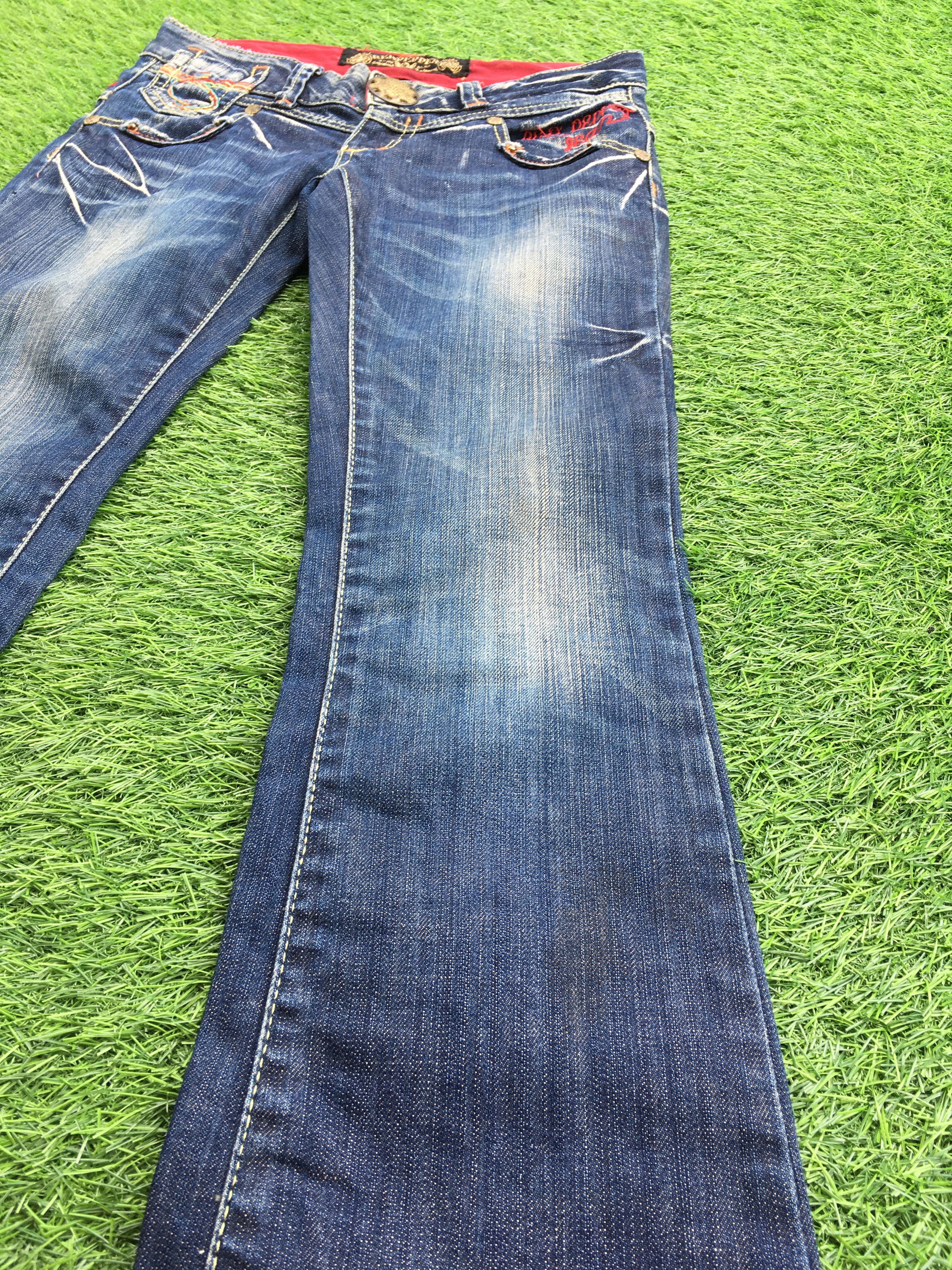 Japanese Brand Japanese Embroidered Bootcut Denim Jeans D-1194 Size 26" / US 2 / IT 38 - 8 Thumbnail