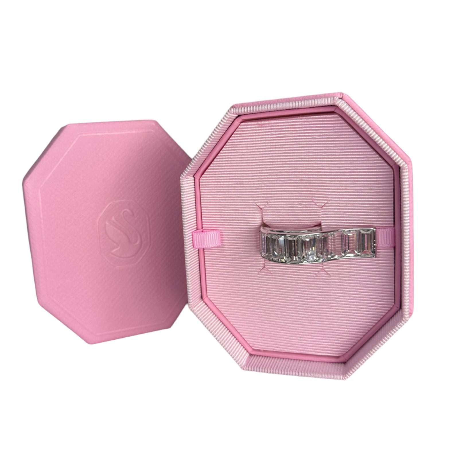 Swarovski Swarovski Matrix ring Baguette cut, White, Rhodium plated 5 Size ONE SIZE - 2 Thumbnail