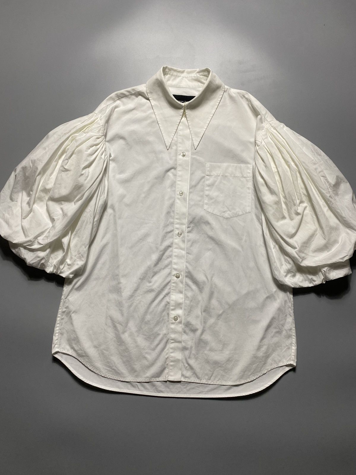 Simone Rocha SIMONE ROCHA WHITE COTTON PUFF SLEEVES Size XS / US 0-2 / IT 36-38 - 2 Thumbnail