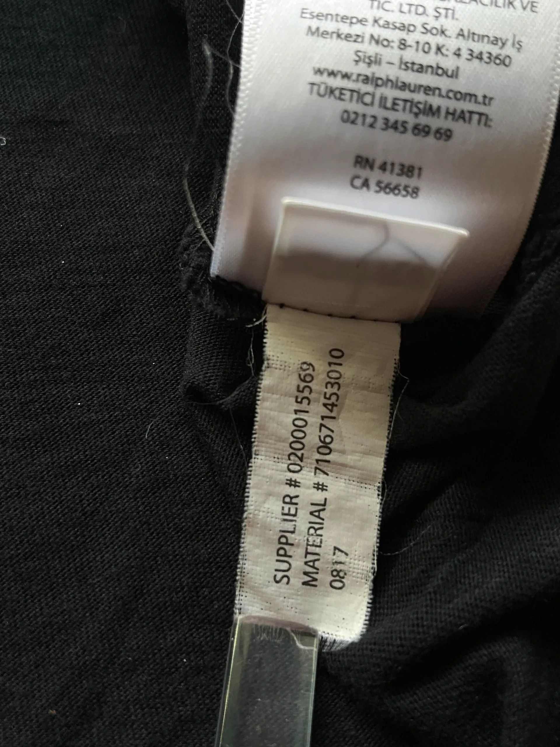 Polo Ralph Lauren Polo Ralph Lauren Sz XL Custom Slim Fit V-Neck Black T-Shirt Size US XL / EU 56 / 4 - 6 Thumbnail