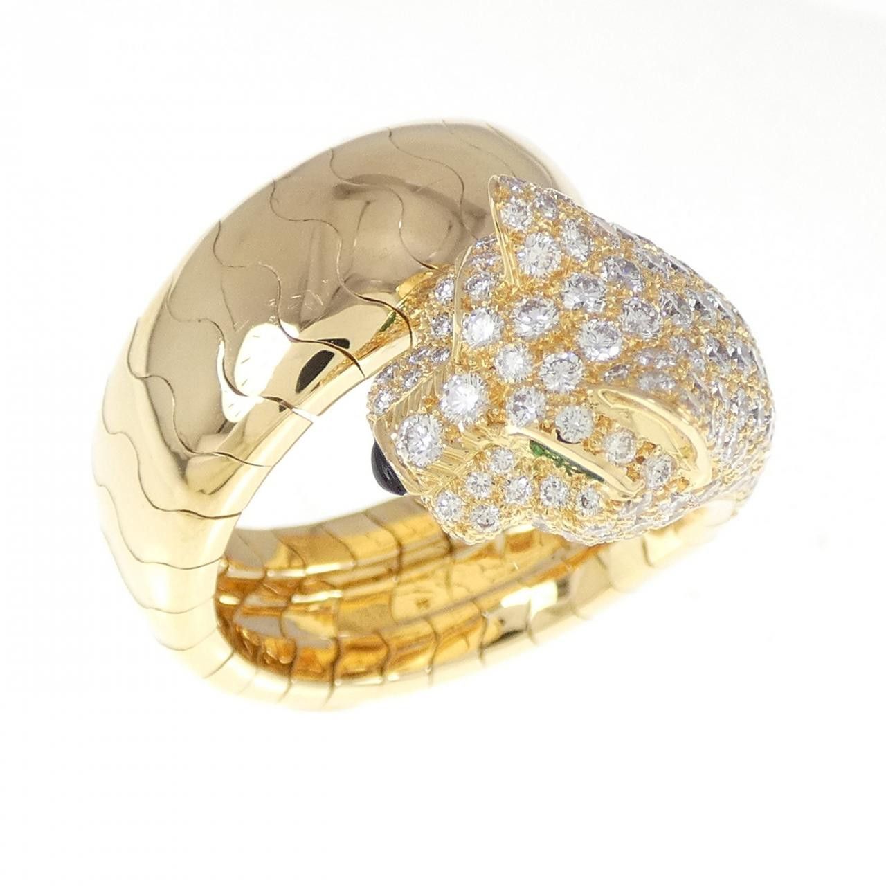 Cartier Cartier Panthere La Gardera Au750 Ring Size 11 Metal Ring DUTY FREE for USA