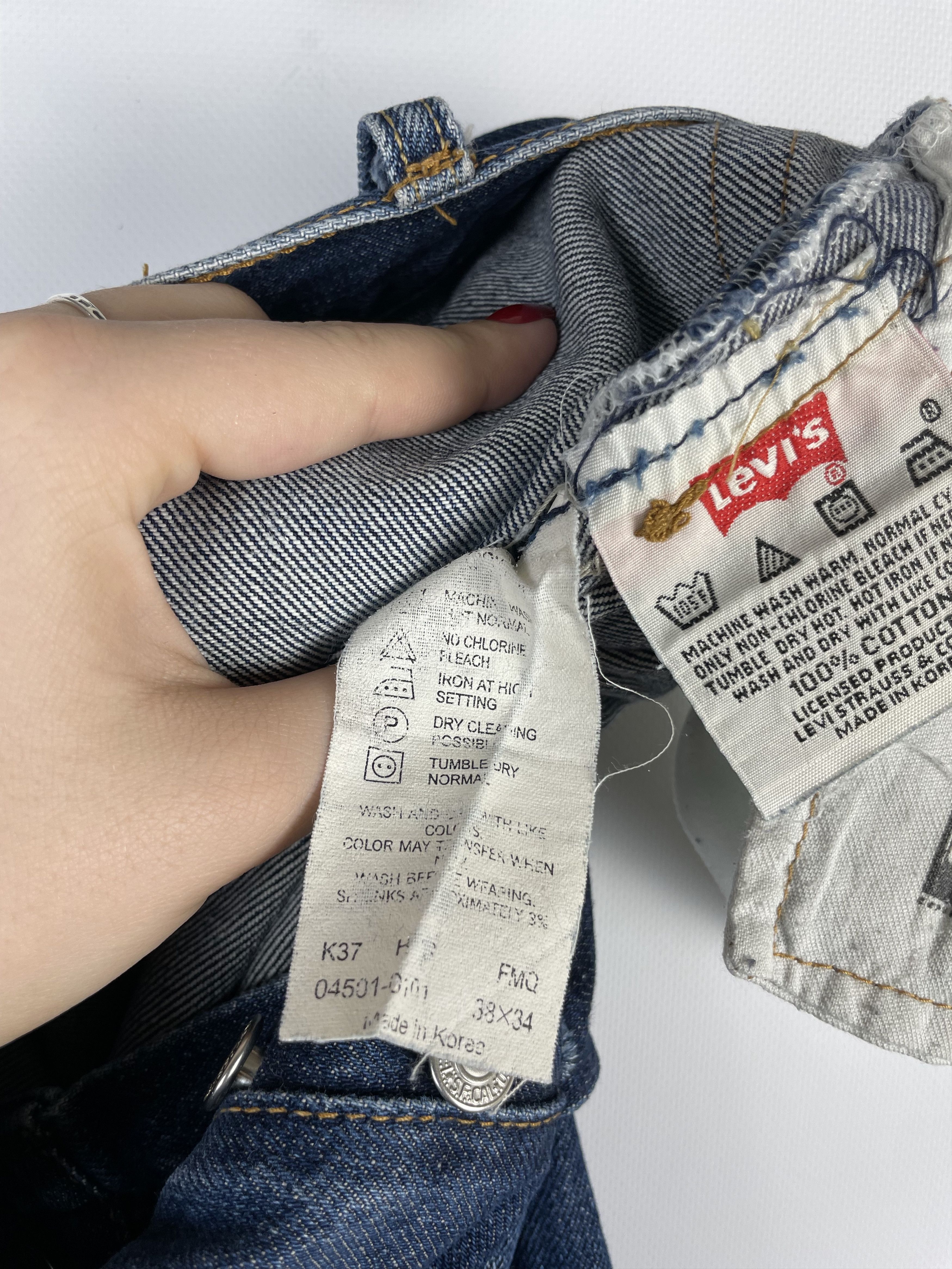 Levi's Vintage 90s Levi's Pants Denim Jeans Size US 38 / EU 54 - 11 Thumbnail