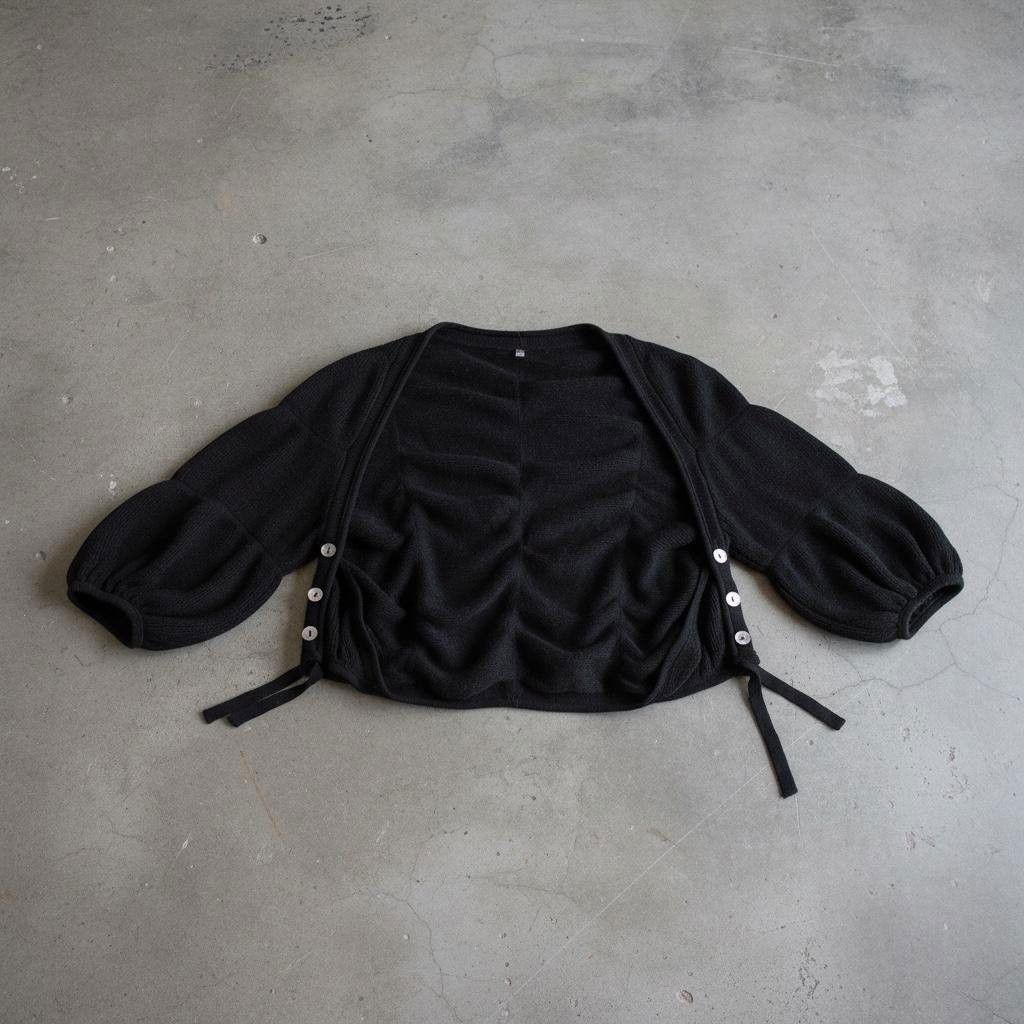 Other The Cop Copine Ruched Knitted Bolero Top Size ONE SIZE - 1 Thumbnail