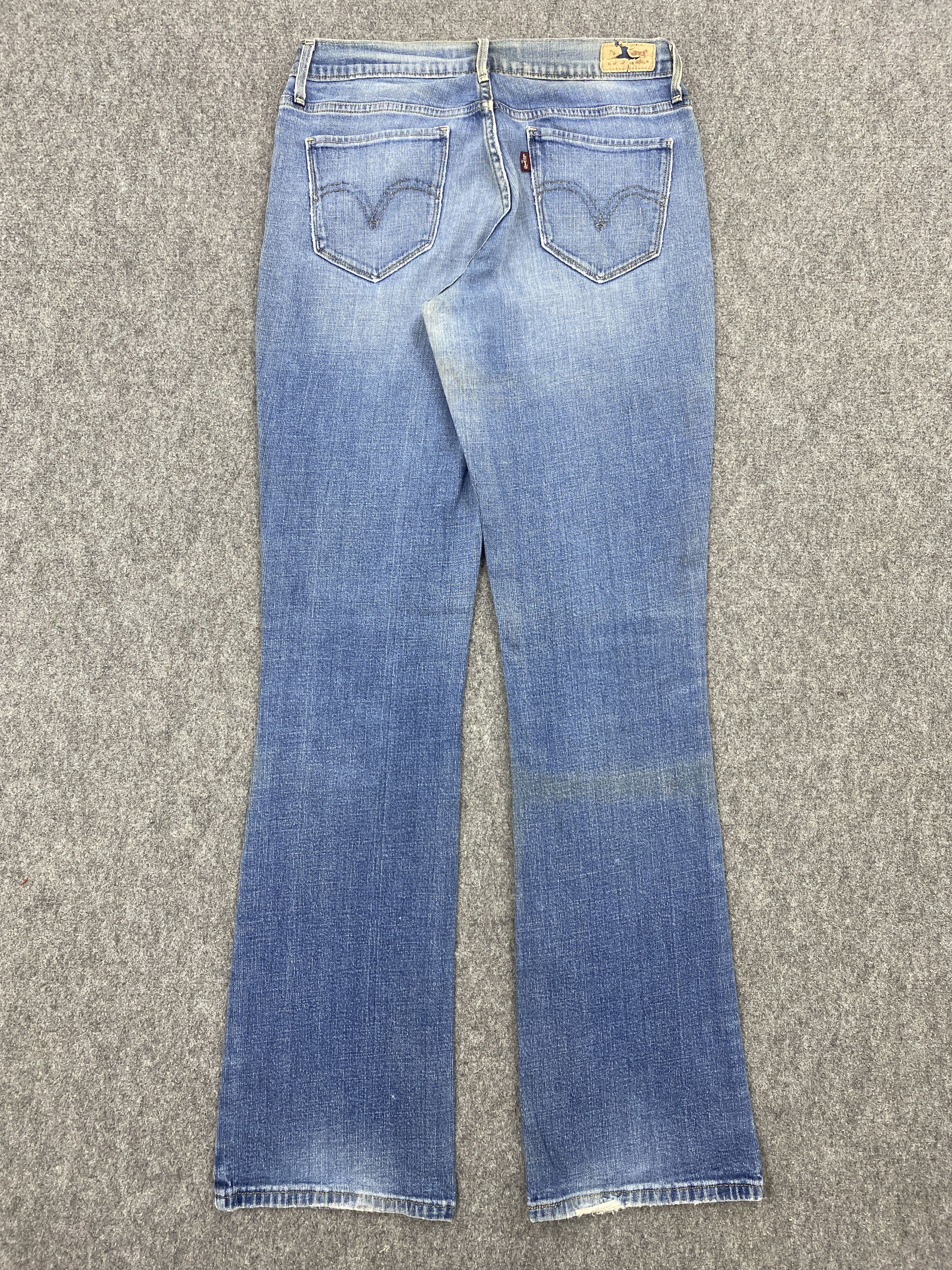 Levi's Vintage Levis 515 Flared Bootcut Faded Blue Jeans S0042 Size 30" / US 8 / IT 44 - 3 Thumbnail
