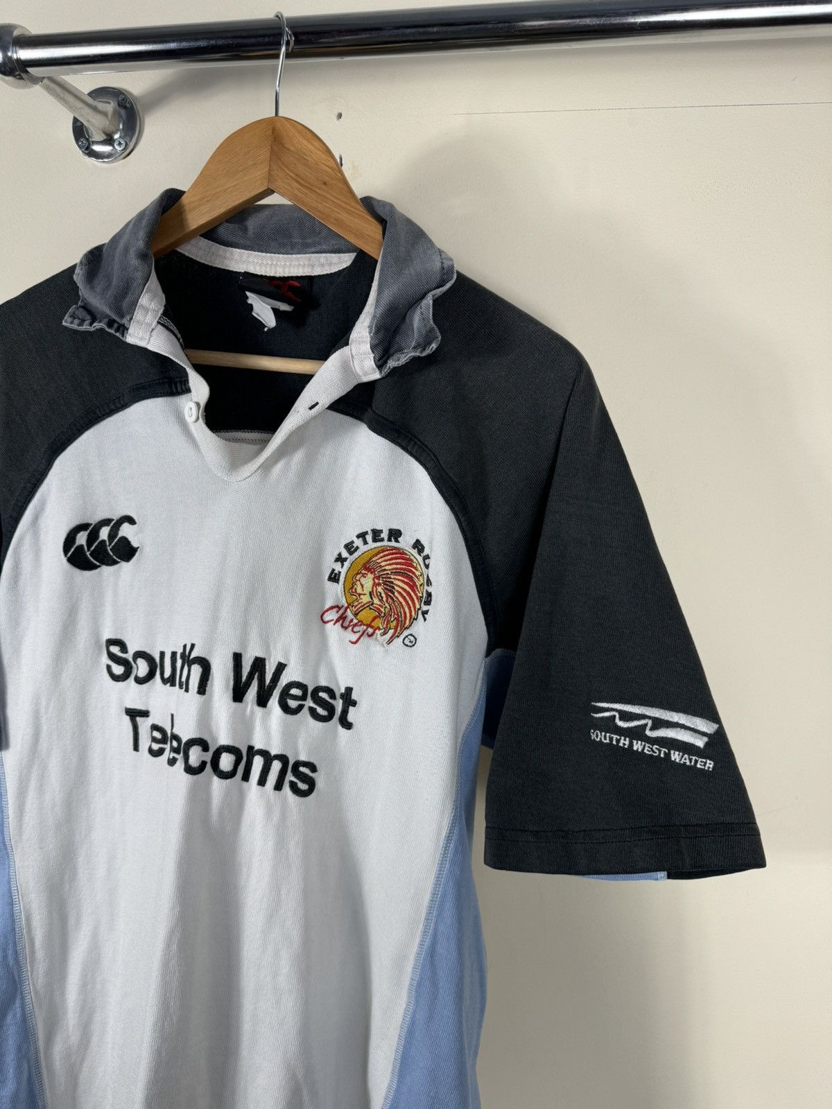 Vintage Canterbury Exeter Chiefs Vintage Rugby Jersey 2005 Size US M / EU 48-50 / 2 - 3 Thumbnail