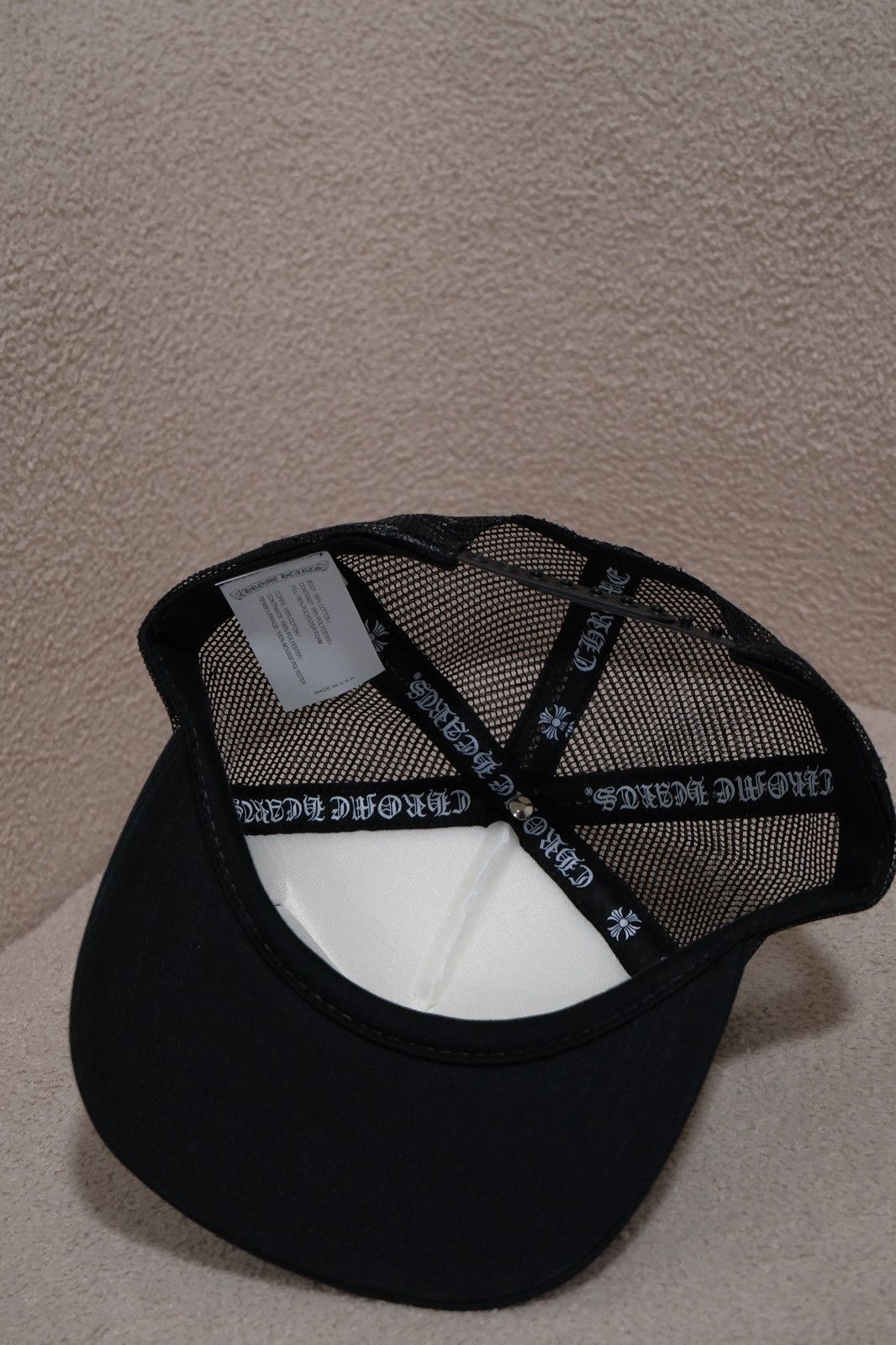 Chrome Hearts CHROME HEARTS CH Hollywood Black/White Trucker Hat Size ONE SIZE - 5 Thumbnail