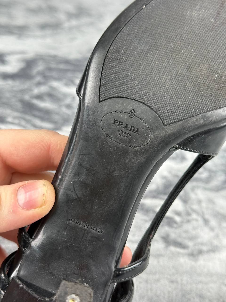 Prada PRADA Leather Slingback Pointed Pumps Size US 6.5 / IT 36.5 - 13 Thumbnail