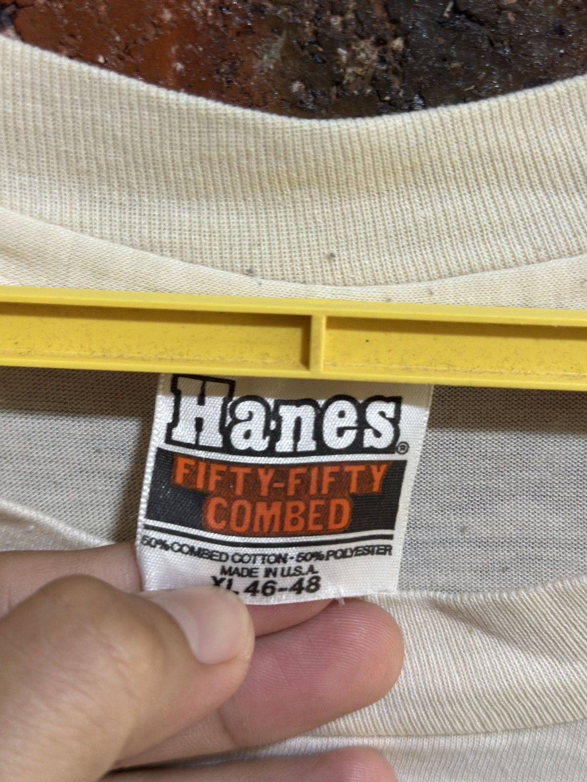 Hanes Vintage 80s Taliesin Faded Tee Size US L / EU 52-54 / 3 - 6 Thumbnail