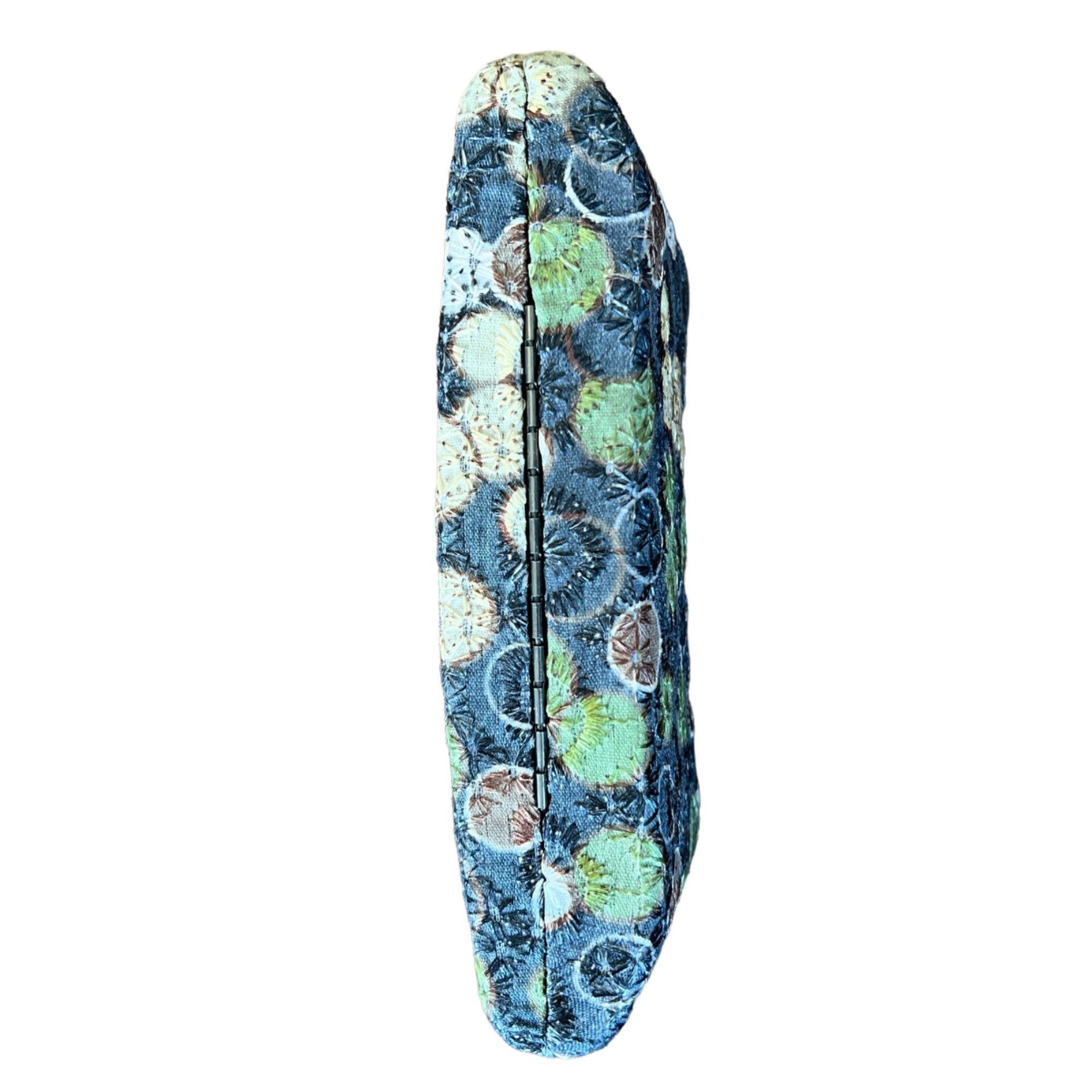 Vintage Vintage Embroidered Circles Dots Retro Glasses Case Size ONE SIZE - 3 Thumbnail