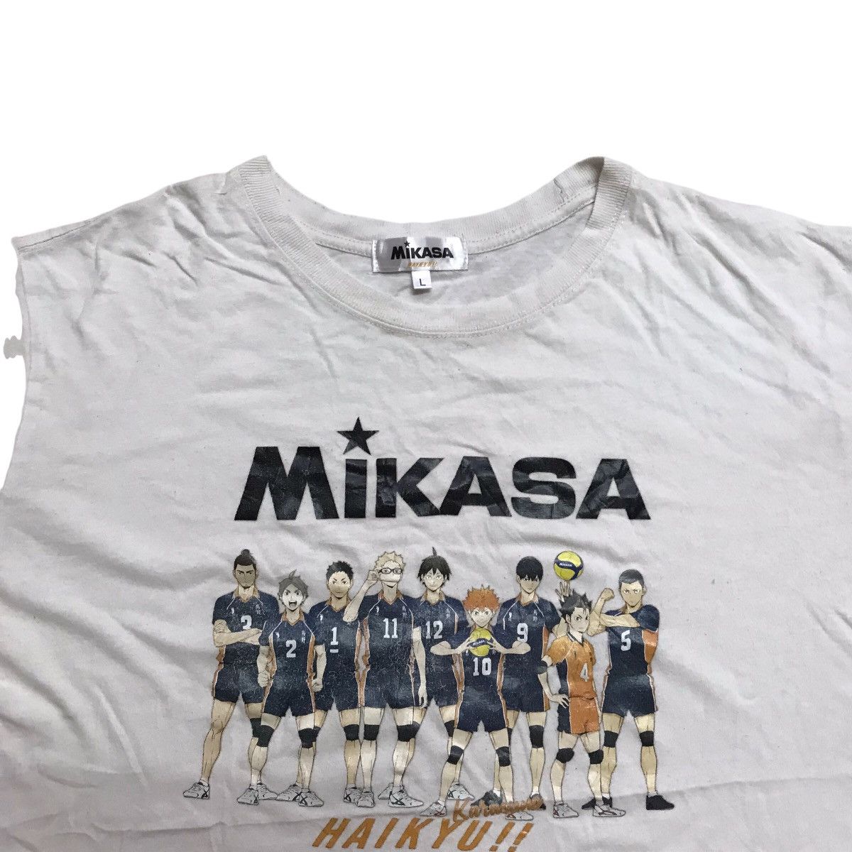 Cartoon Network × Japanese Brand × Nintendo Haikyu Anime Japan Cartoon Mikasa Tshirt Size US M / EU 48-50 / 2 - 2 Thumbnail