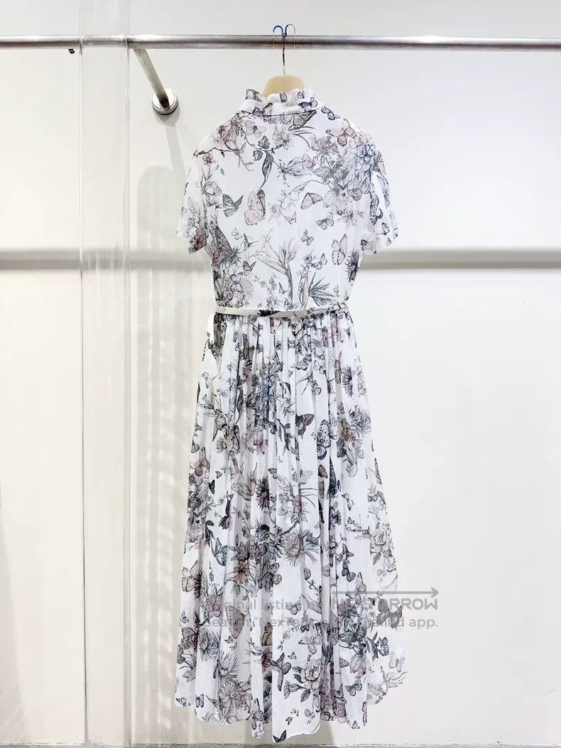 Dior Dior 24 Spring and Summer Butterfly Dress Size S / US 4 / IT 40 - 2 Thumbnail