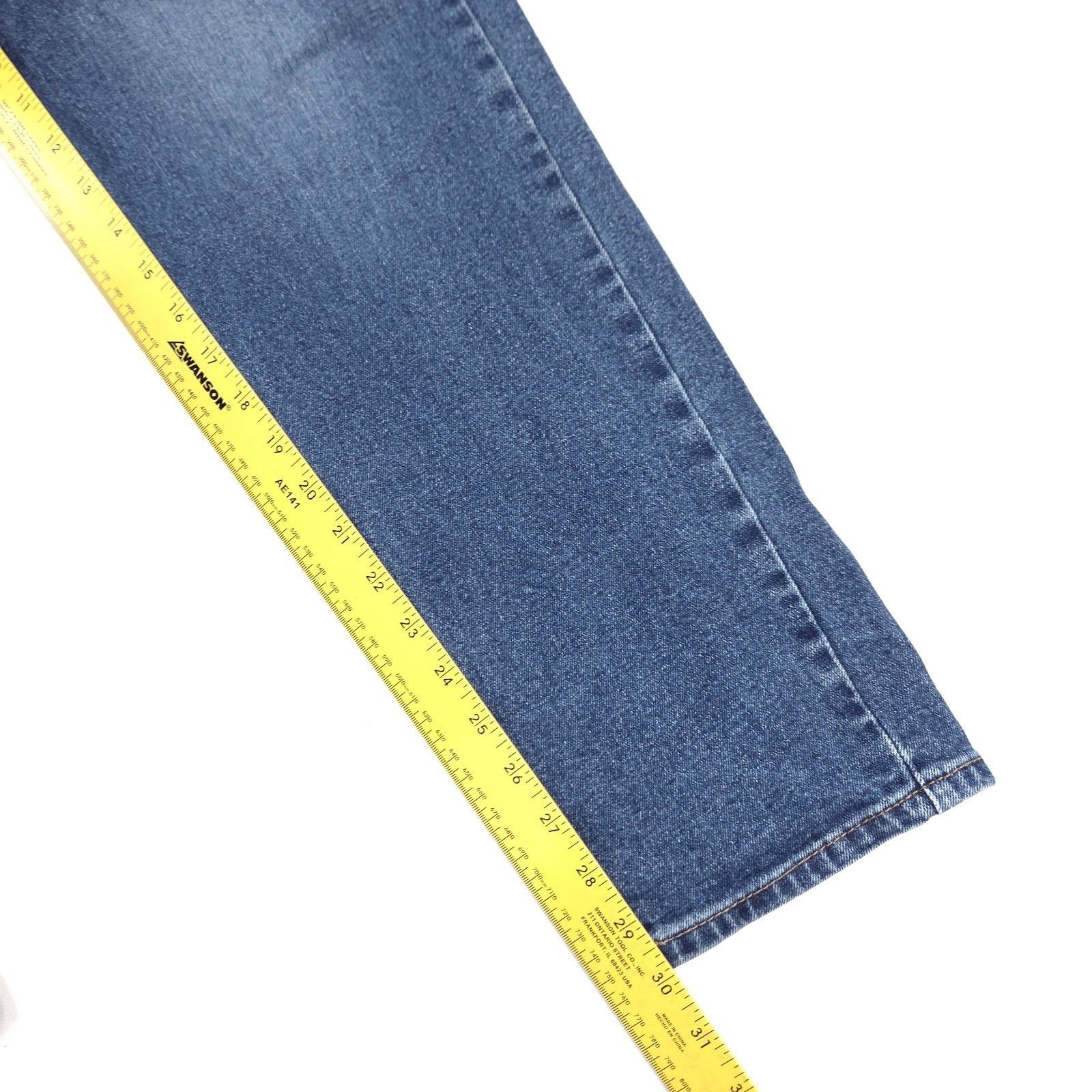 Levi's Levis 512 Jeans Mens 38x30 Blue Denim Slim Taper Fit Size US 38 / EU 54 - 6 Thumbnail