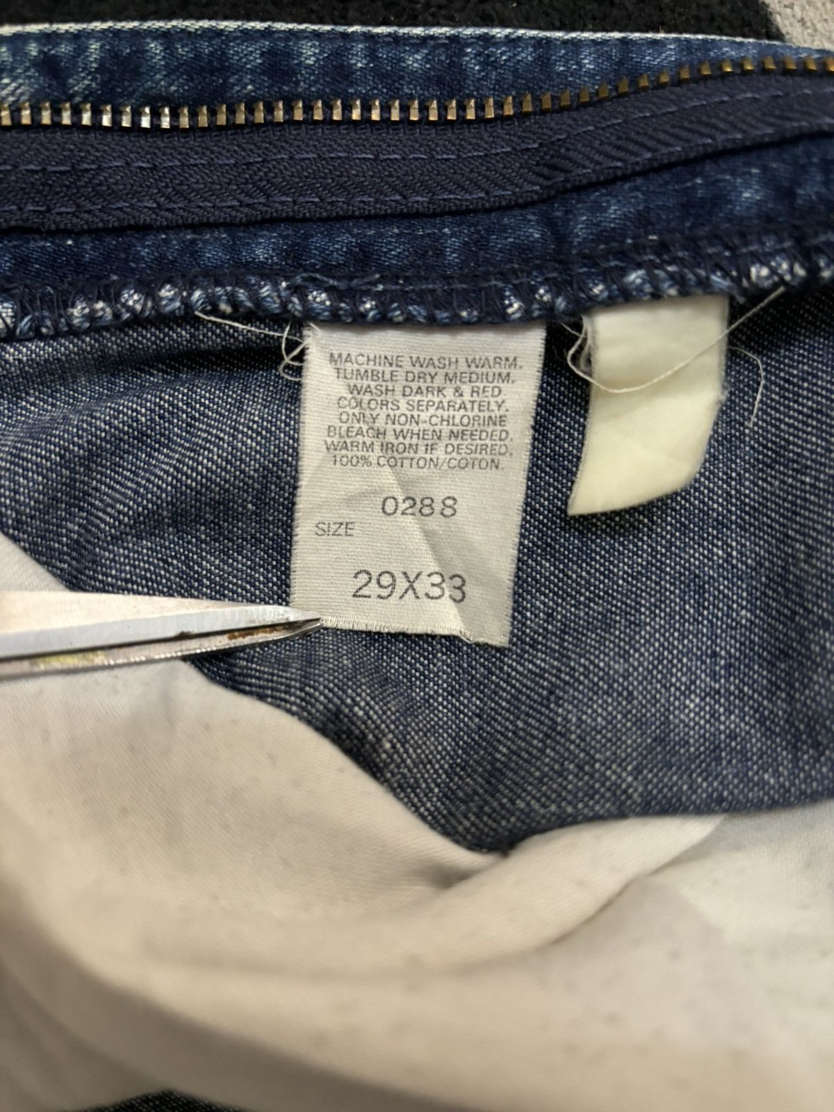 Lee Vintage 90s Lee Mud Wash Baggy Carpenter Jeans Size US 29 - 21 Thumbnail